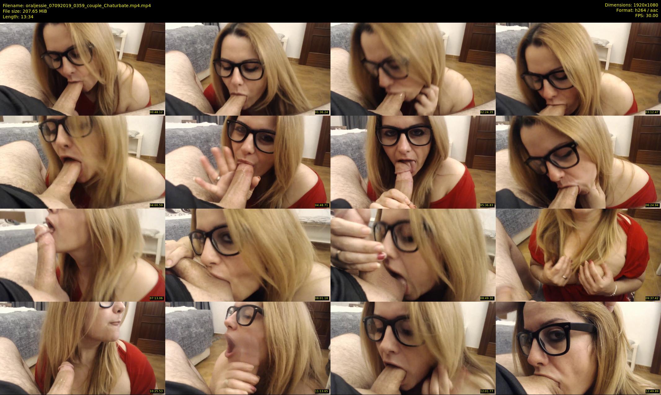 oraljessie — 14 minute Chaturbate couple cam show recording, 1080p, Sep 7, 2019