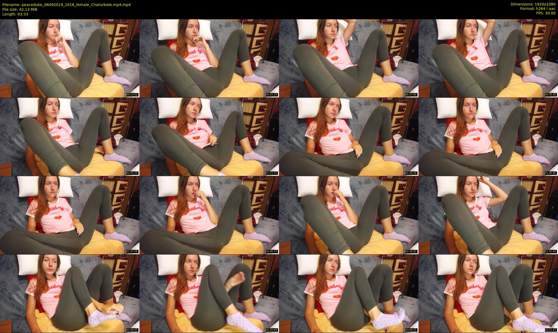peaceduke — 4 minute Chaturbate female cam show recording, 1080p, Sep 6, 2019