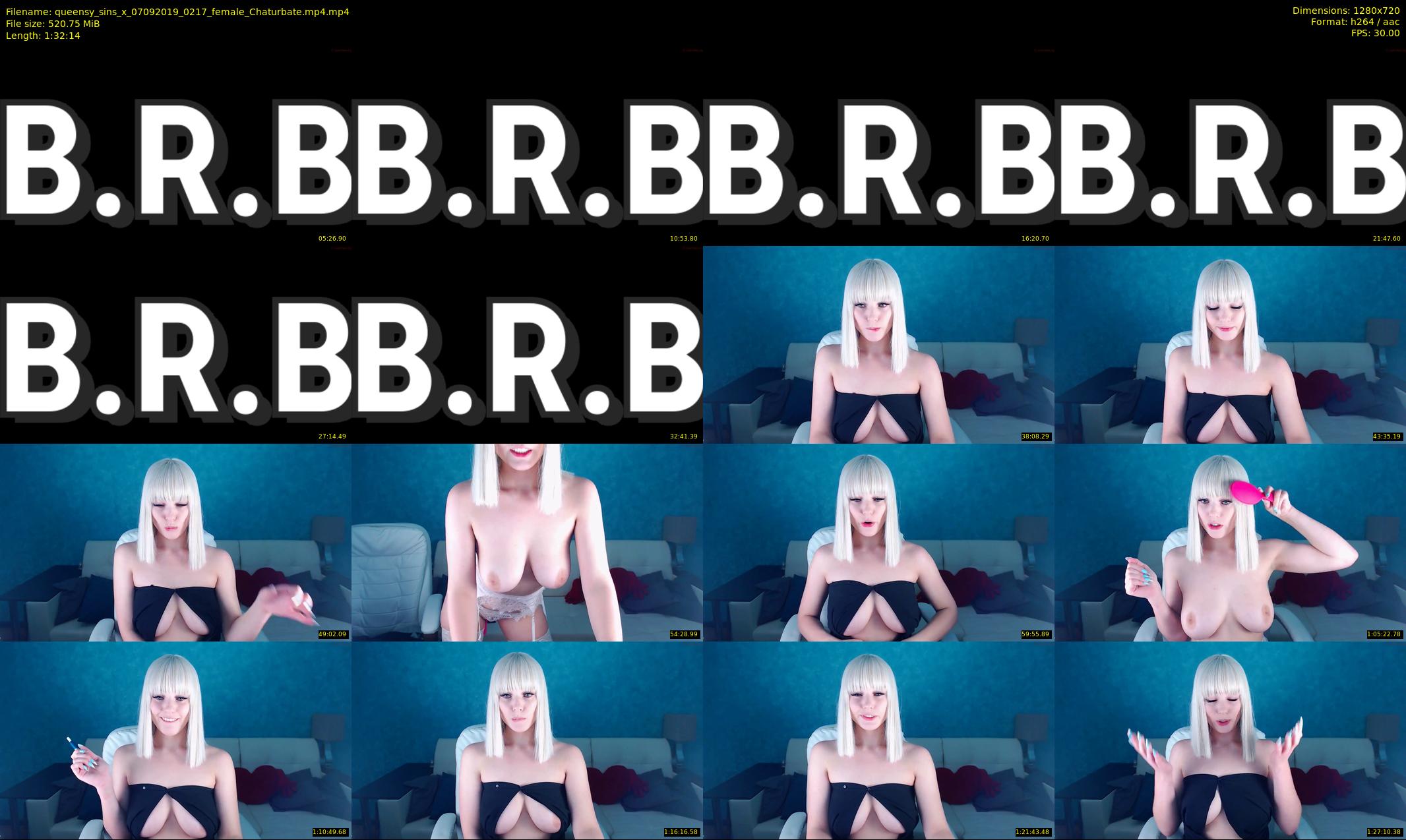queensy_sins_x — 93 minute Chaturbate female cam show recording, 720p, Sep 7, 2019