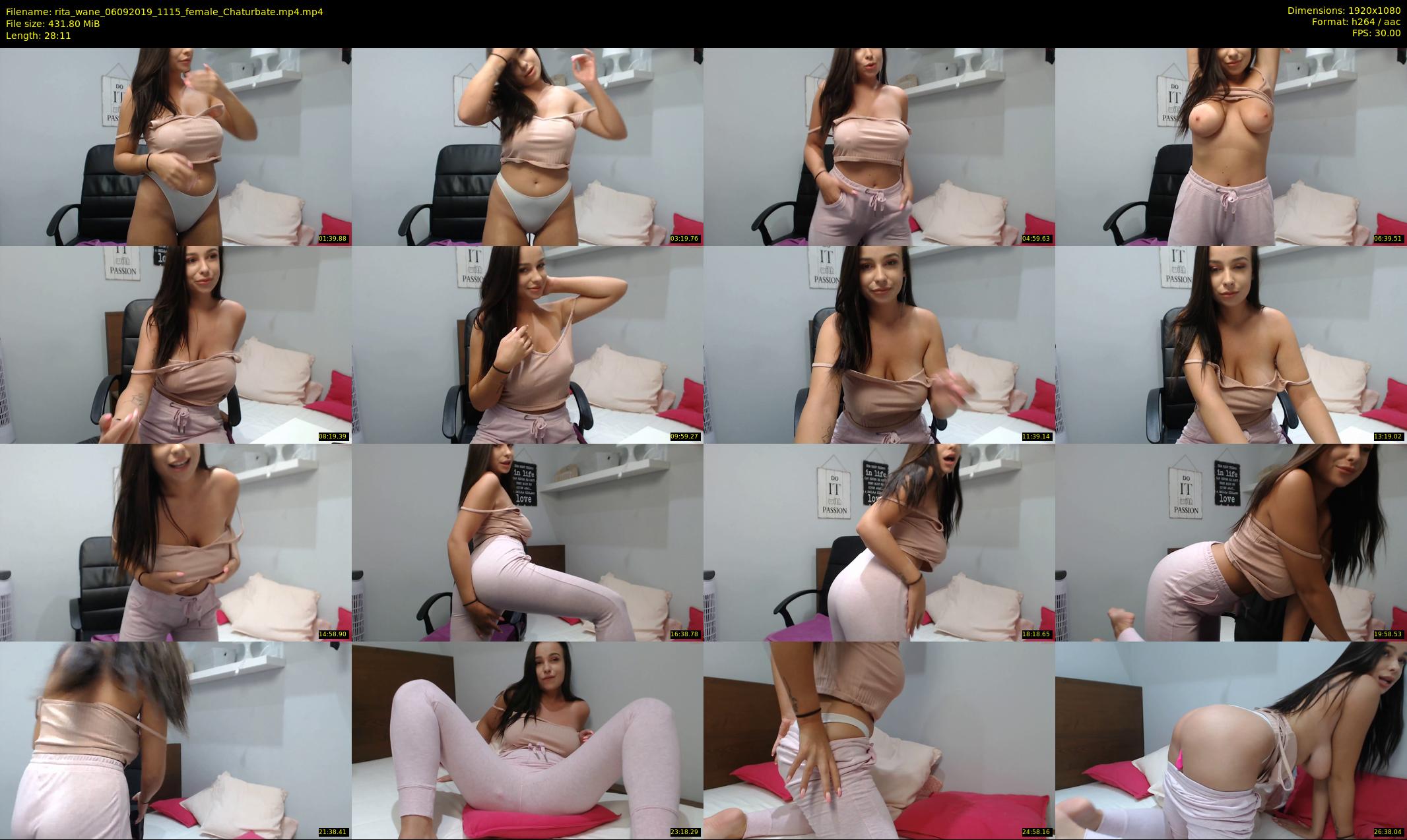 rita_wane — 29 minute Chaturbate female cam show recording, 1080p, Sep 6, 2019