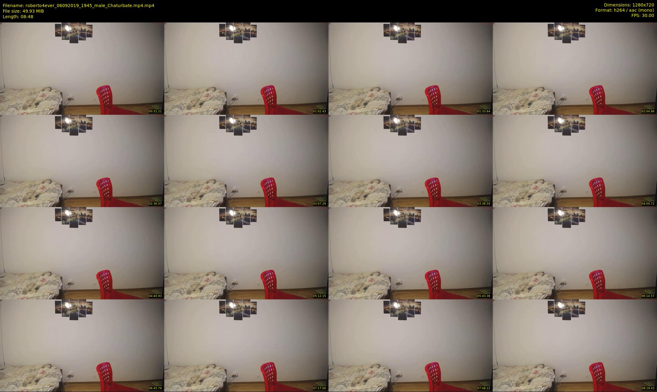 roberto4ever — 9 minute Chaturbate male cam show recording, 720p, Sep 6, 2019