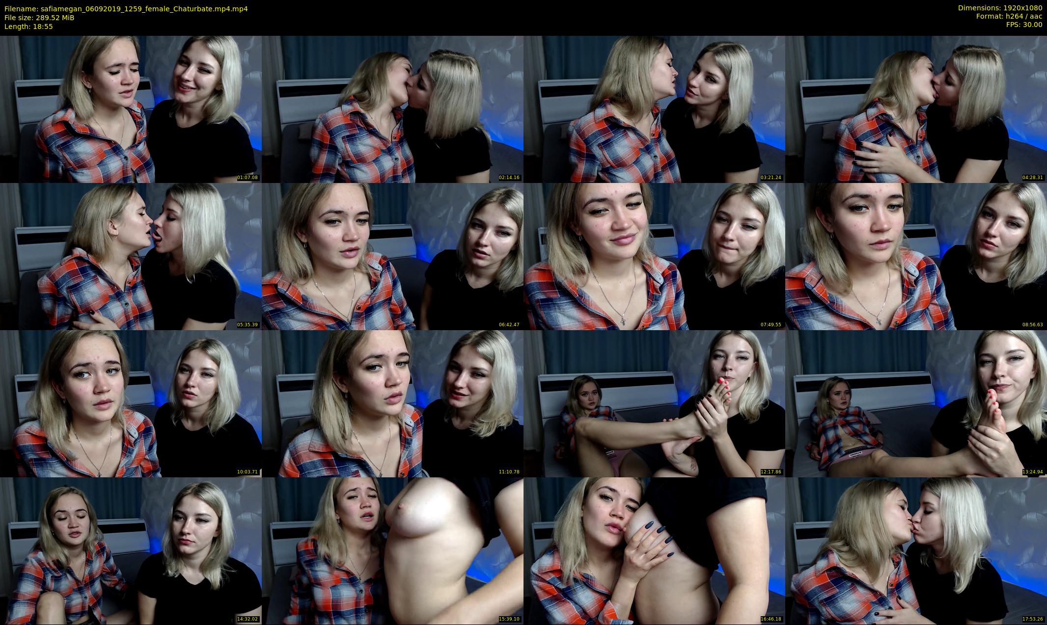 safiamegan — 19 minute Chaturbate couple cam show recording, 1080p, Sep 6, 2019