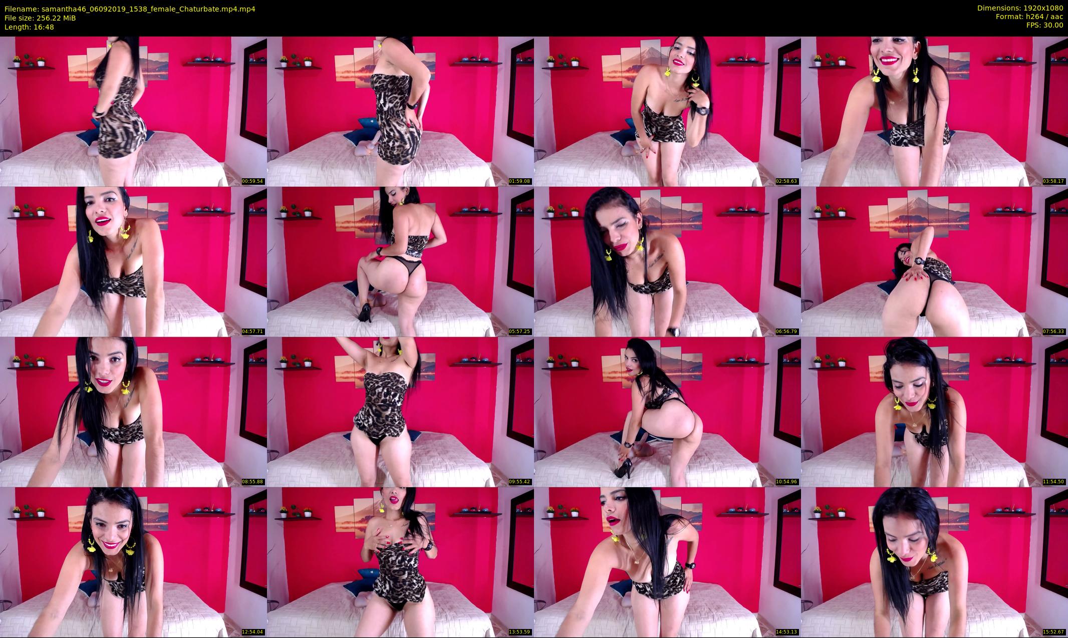 samantha46 — 17 minute Chaturbate female cam show recording, 1080p, Sep 6, 2019