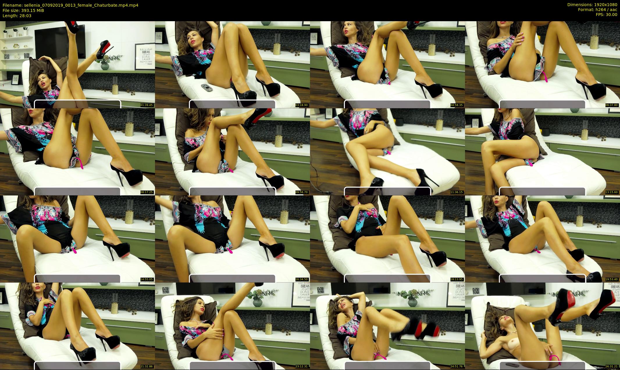 sellenia — 29 minute Chaturbate female cam show recording, 1080p, Sep 7, 2019