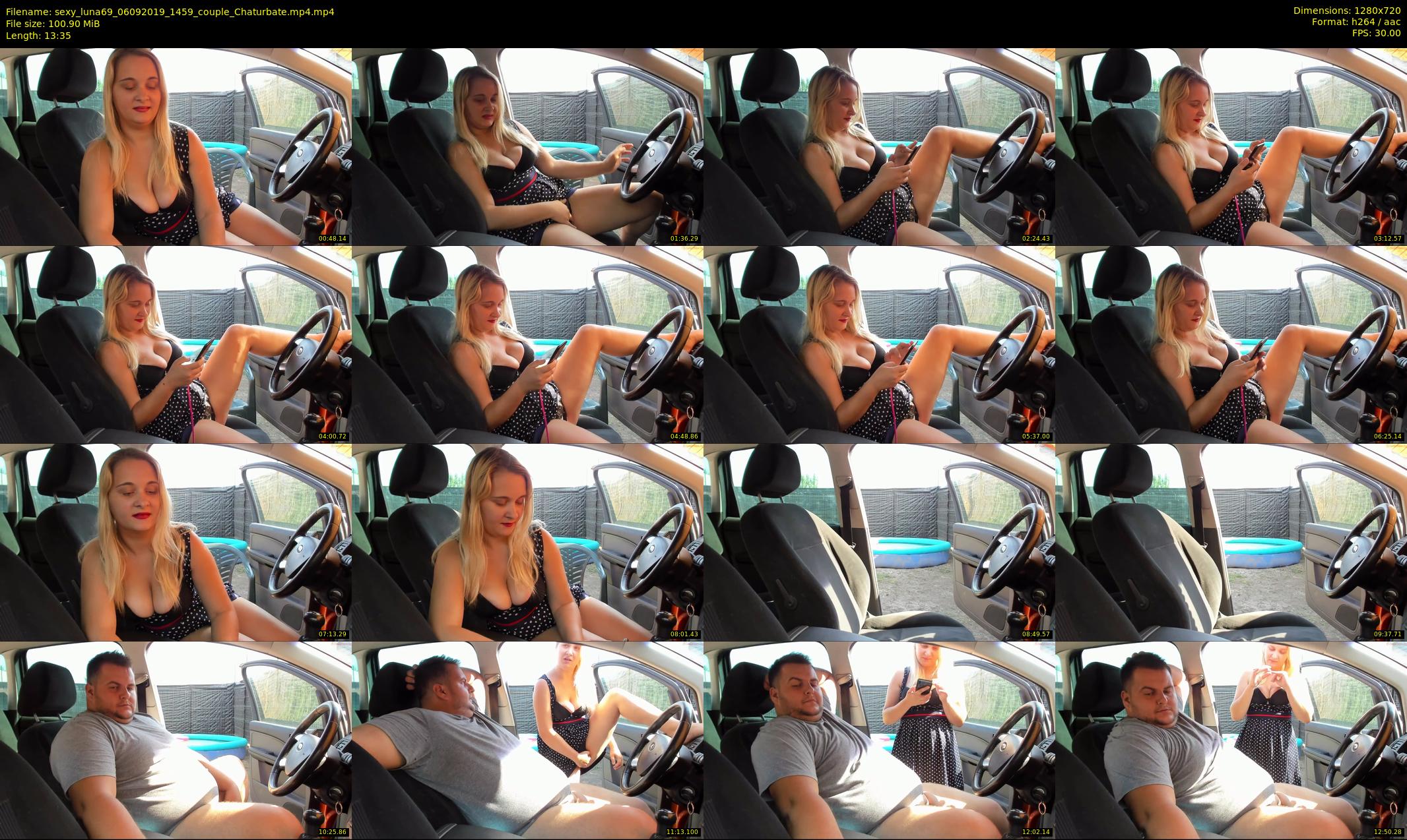 sexy_luna69 — 14 minute Chaturbate couple cam show recording, 720p, Sep 6, 2019