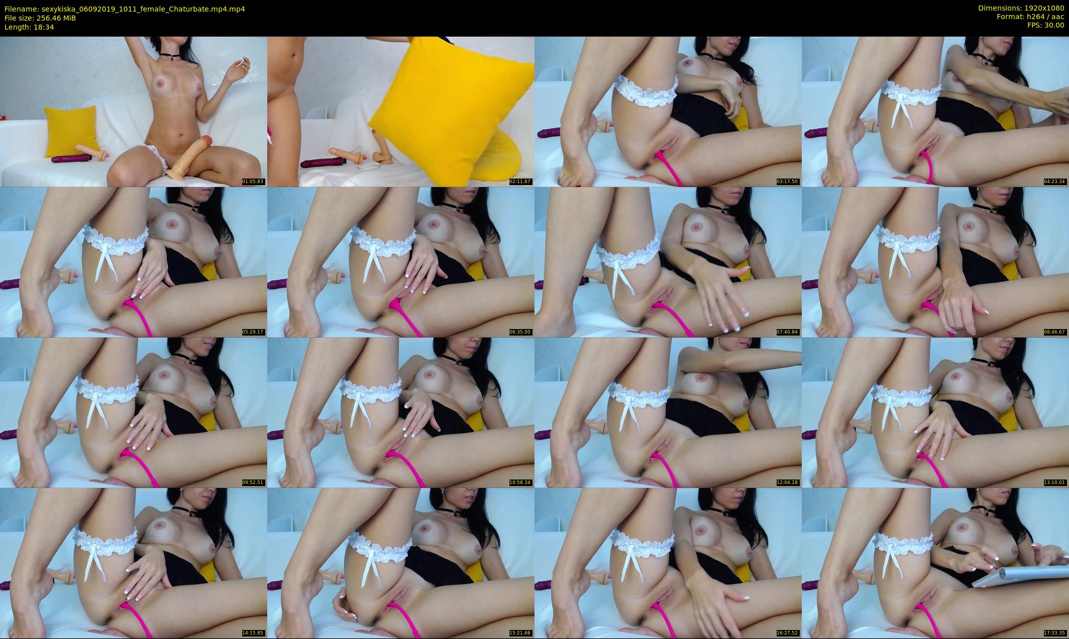 sexykiska — 19 minute Chaturbate female cam show recording, 1080p, Sep 6, 2019