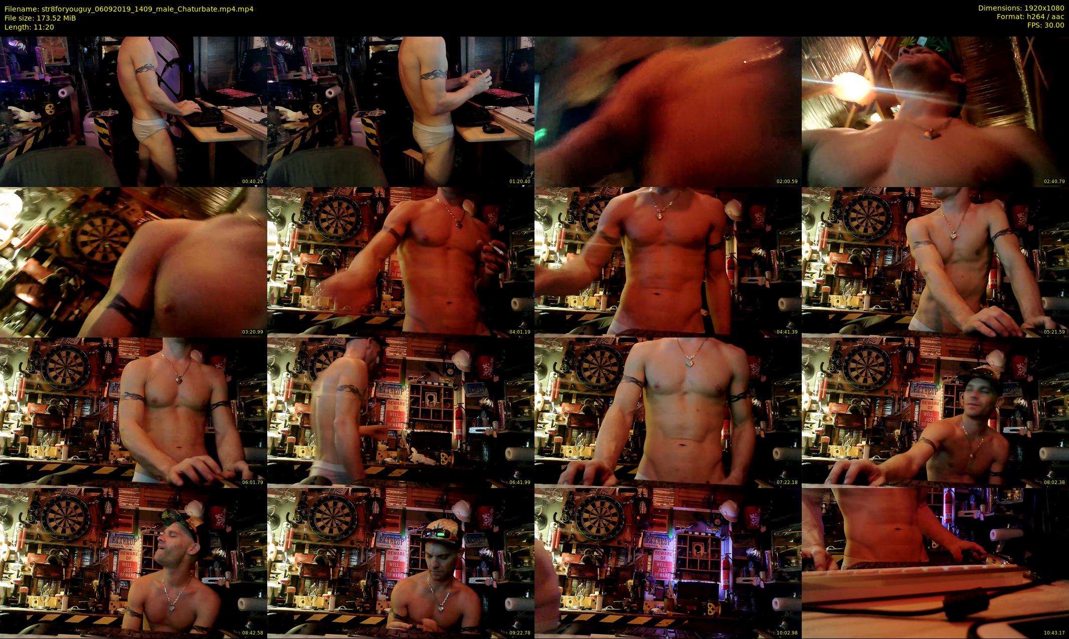 str8foryouguy — 12 minute Chaturbate male cam show recording, 1080p, Sep 6, 2019