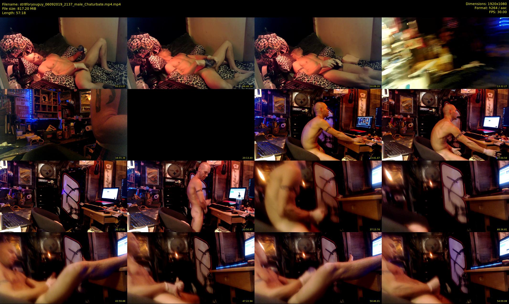 str8foryouguy — 58 minute Chaturbate male cam show recording, 1080p, Sep 6, 2019