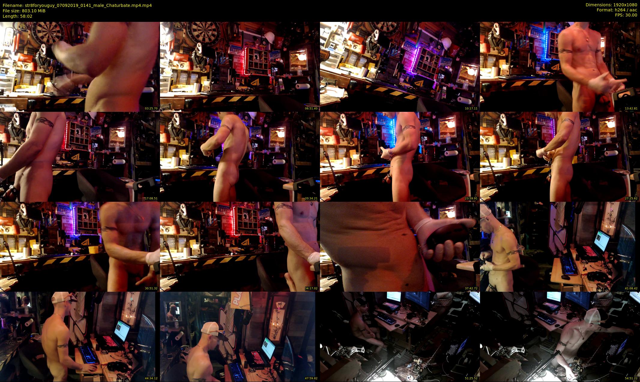 str8foryouguy — 59 minute Chaturbate male cam show recording, 1080p, Sep 7, 2019