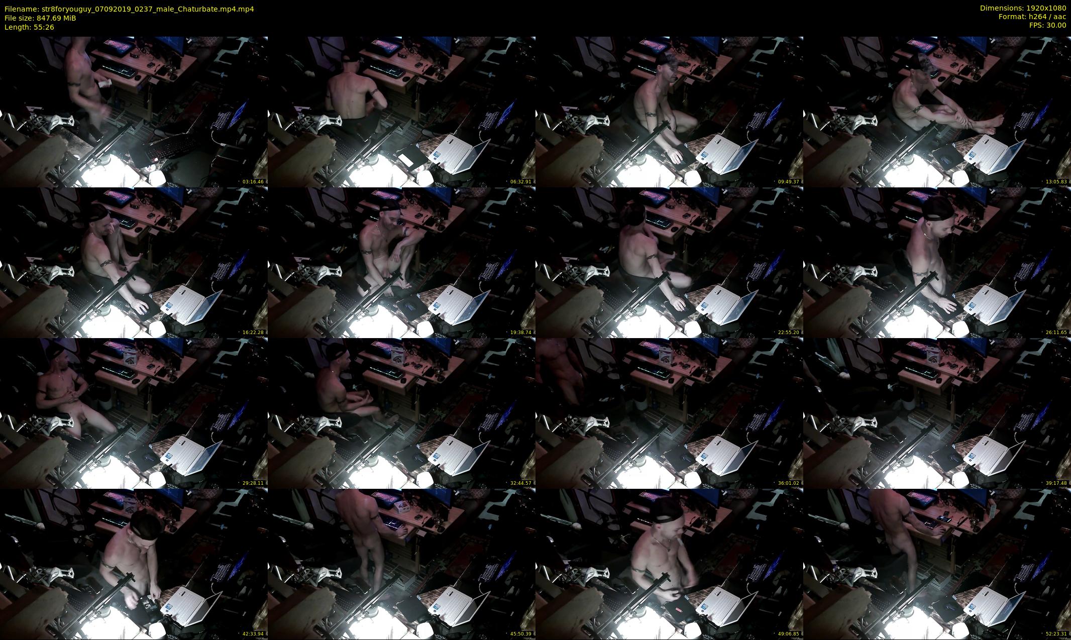 str8foryouguy — 56 minute Chaturbate male cam show recording, 1080p, Sep 7, 2019