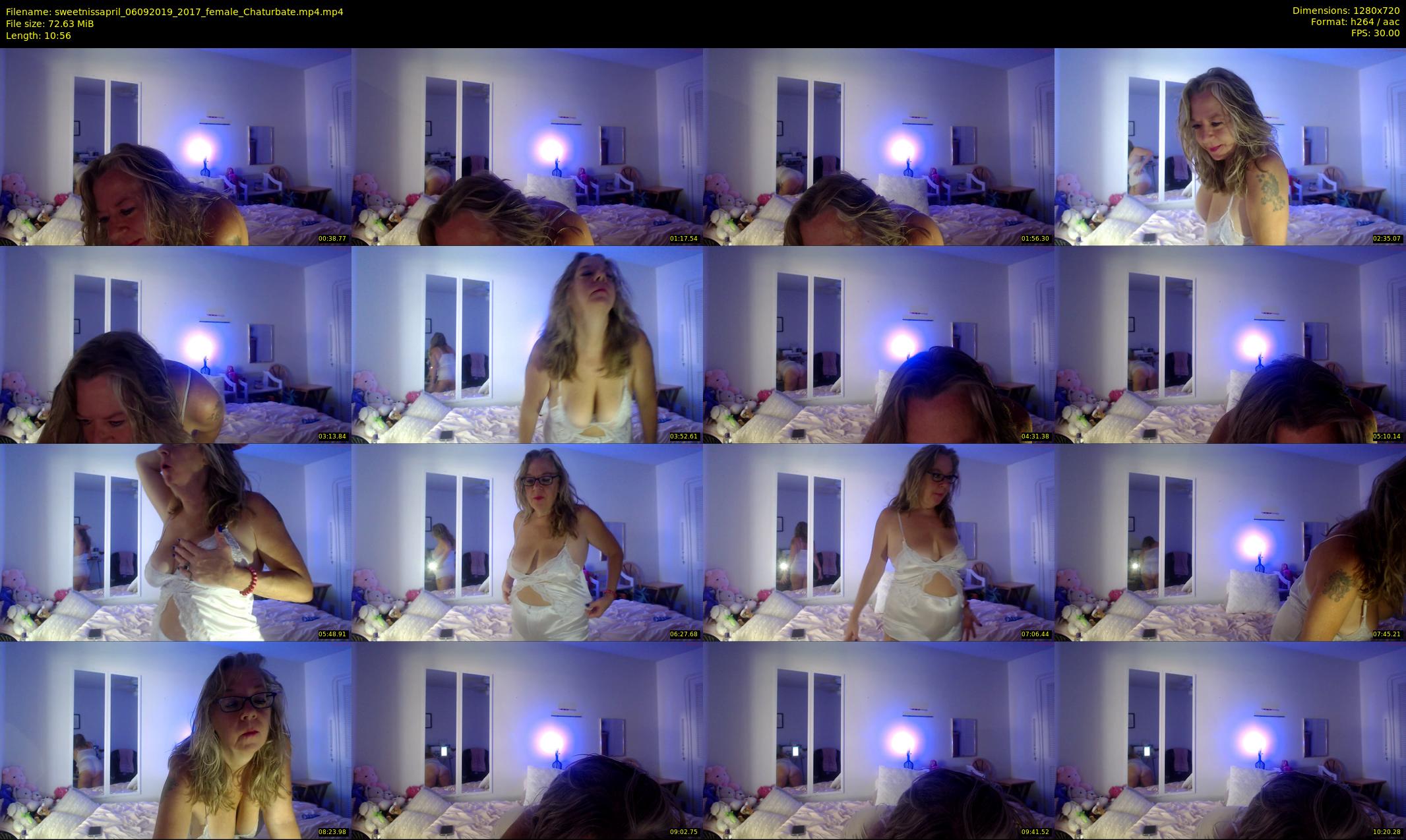 sweetnissapril — 11 minute Chaturbate female cam show recording, 720p, Sep 6, 2019