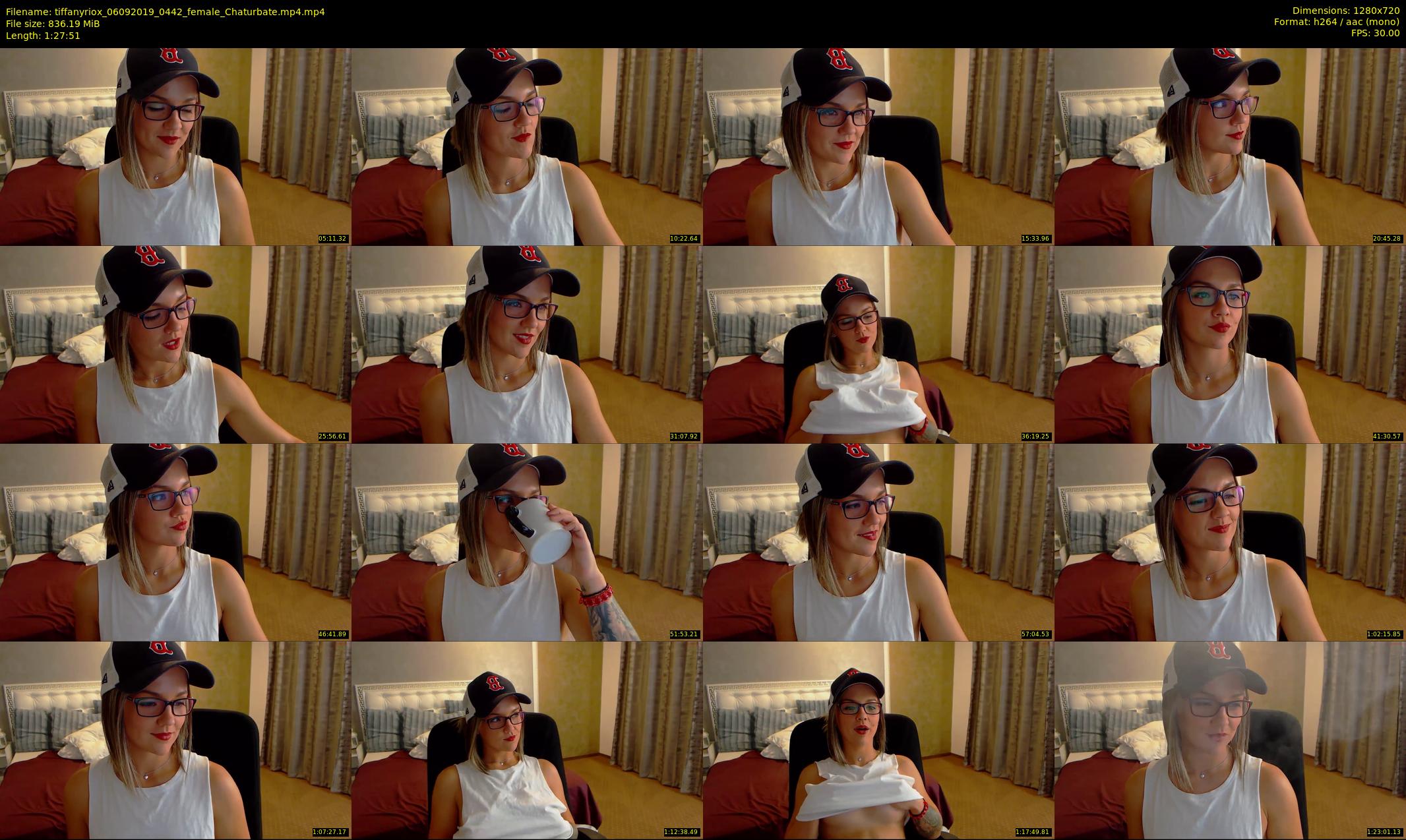tiffanyriox — 88 minute Chaturbate female cam show recording, 720p, Sep 6, 2019