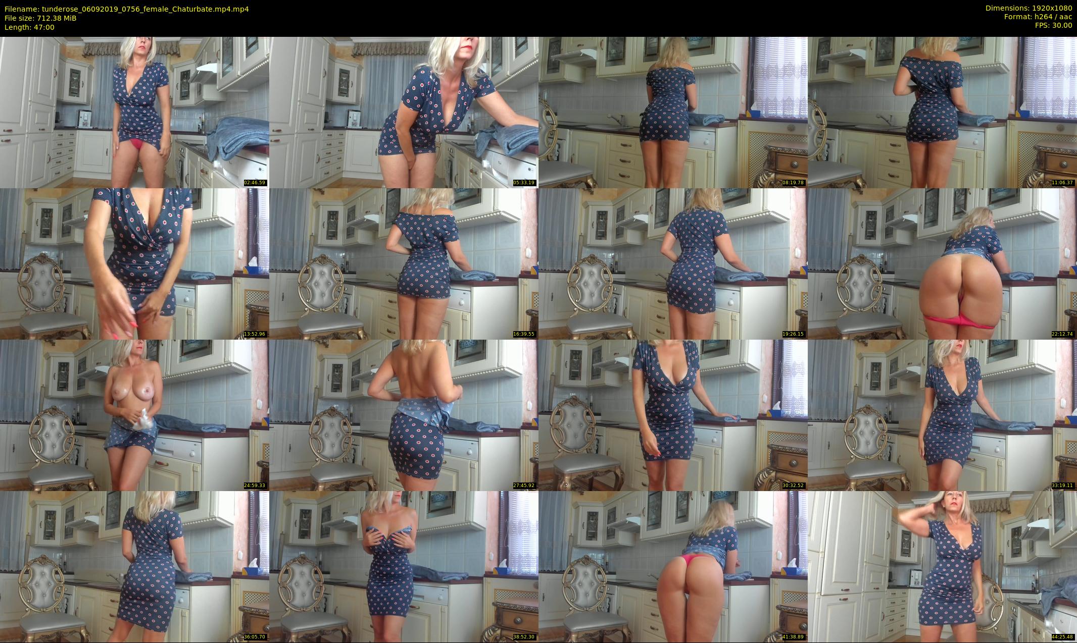 tunderose — 47 minute Chaturbate female cam show recording, 1080p, Sep 6, 2019