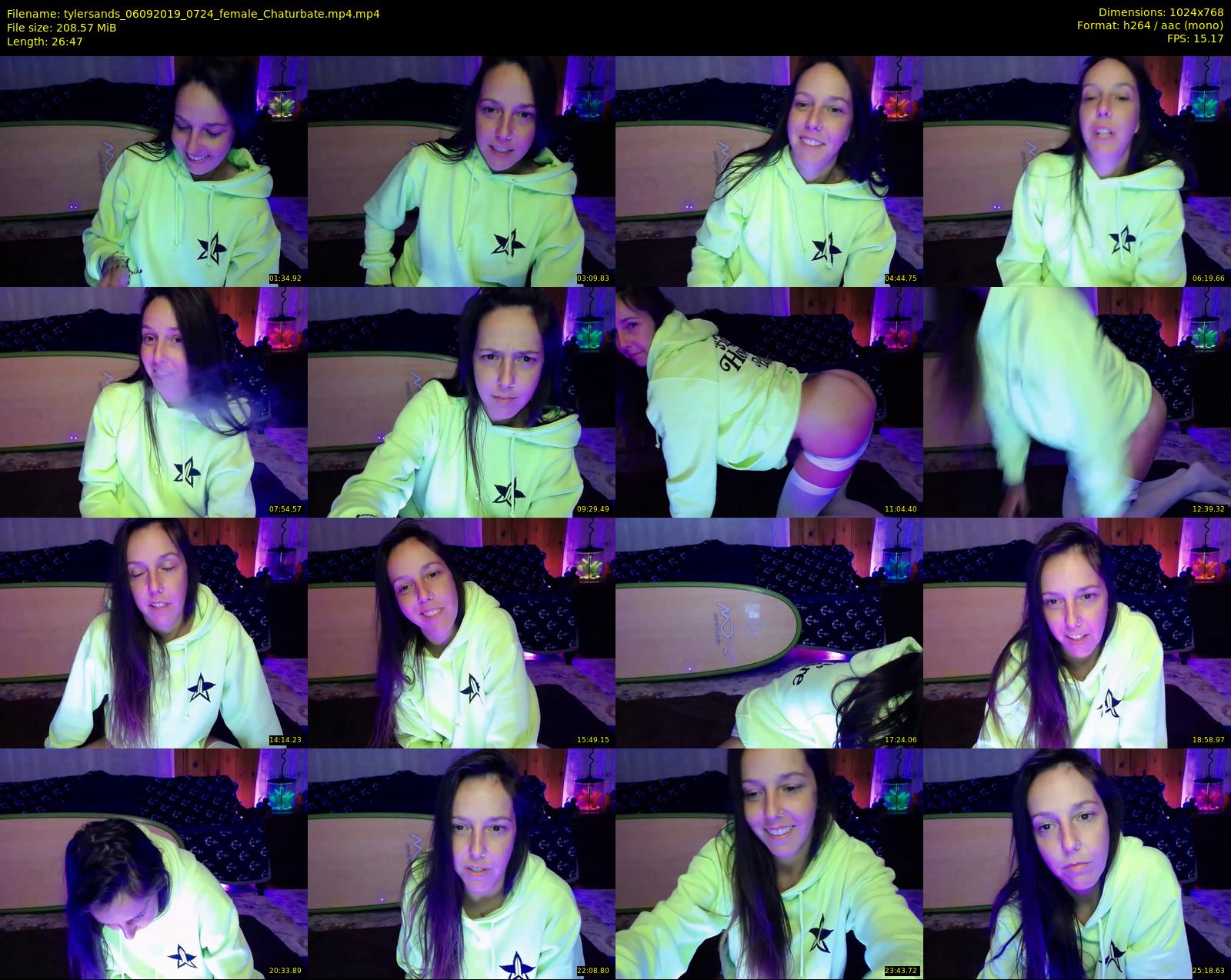 tylersands — 27 minute Chaturbate female cam show recording, 720p, Sep 6, 2019