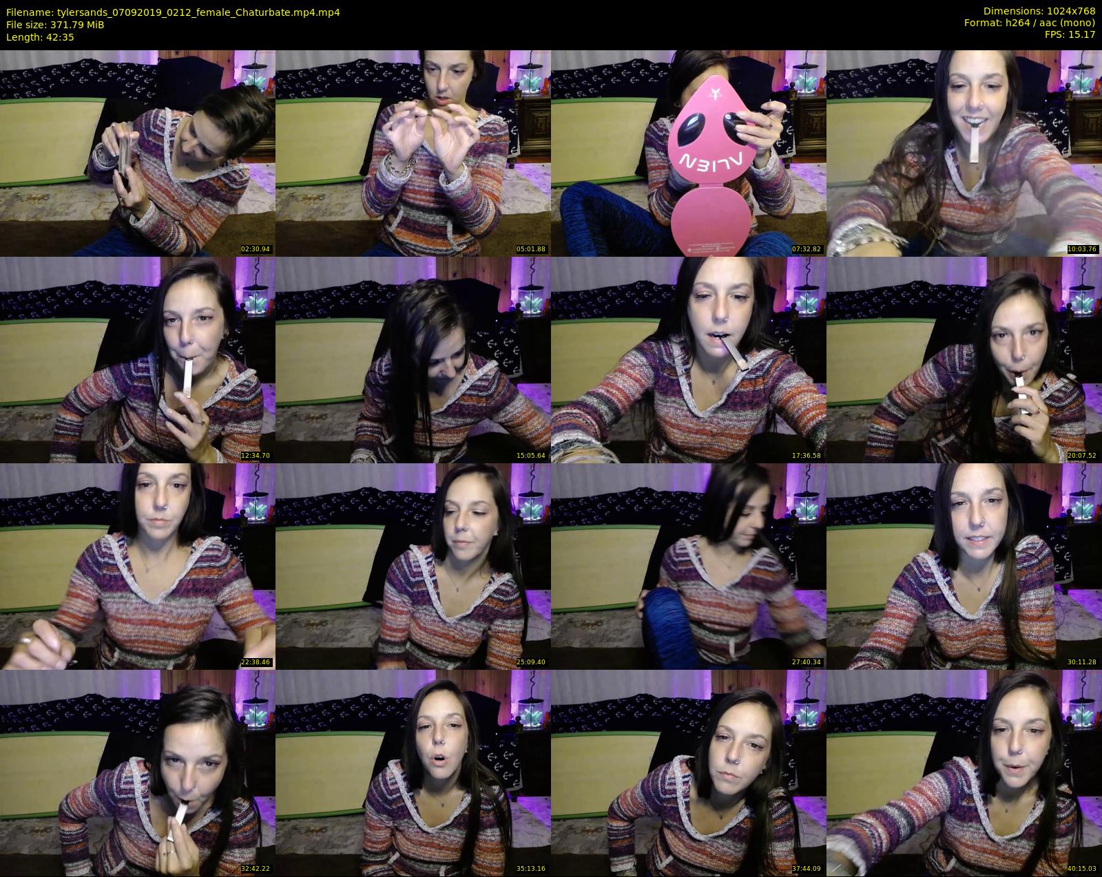 tylersands — 43 minute Chaturbate female cam show recording, 720p, Sep 7, 2019
