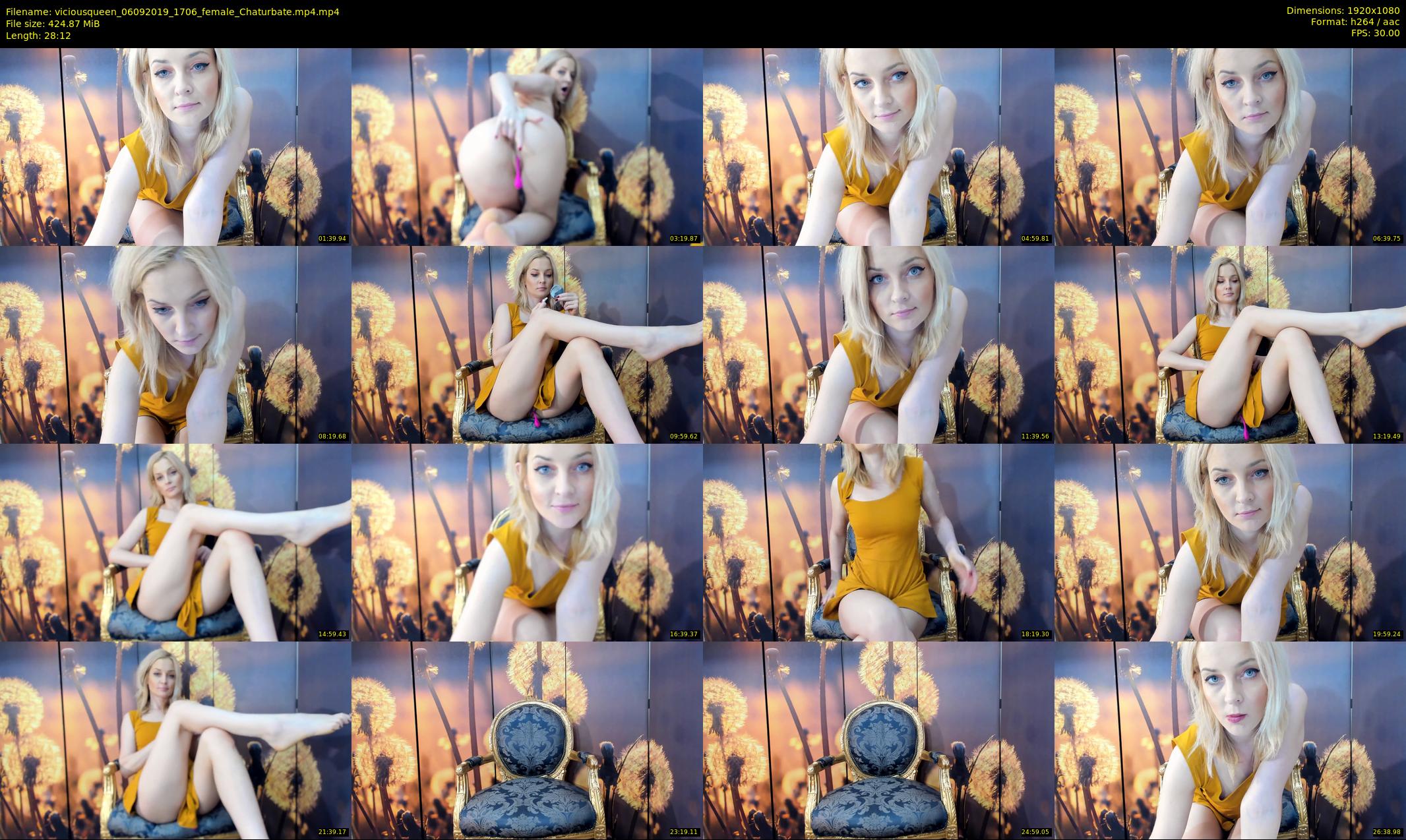viciousqueen — 29 minute Chaturbate female cam show recording, 1080p, Sep 6, 2019