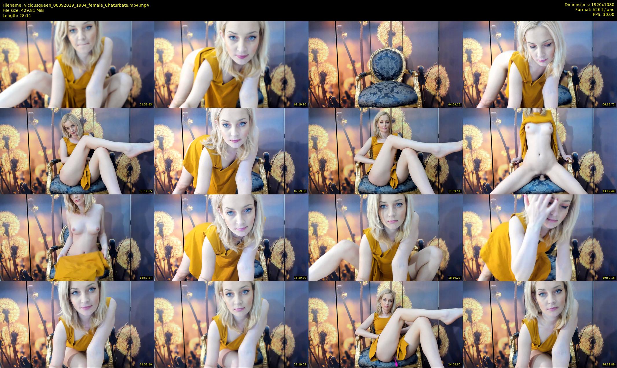 viciousqueen — 29 minute Chaturbate female cam show recording, 1080p, Sep 6, 2019