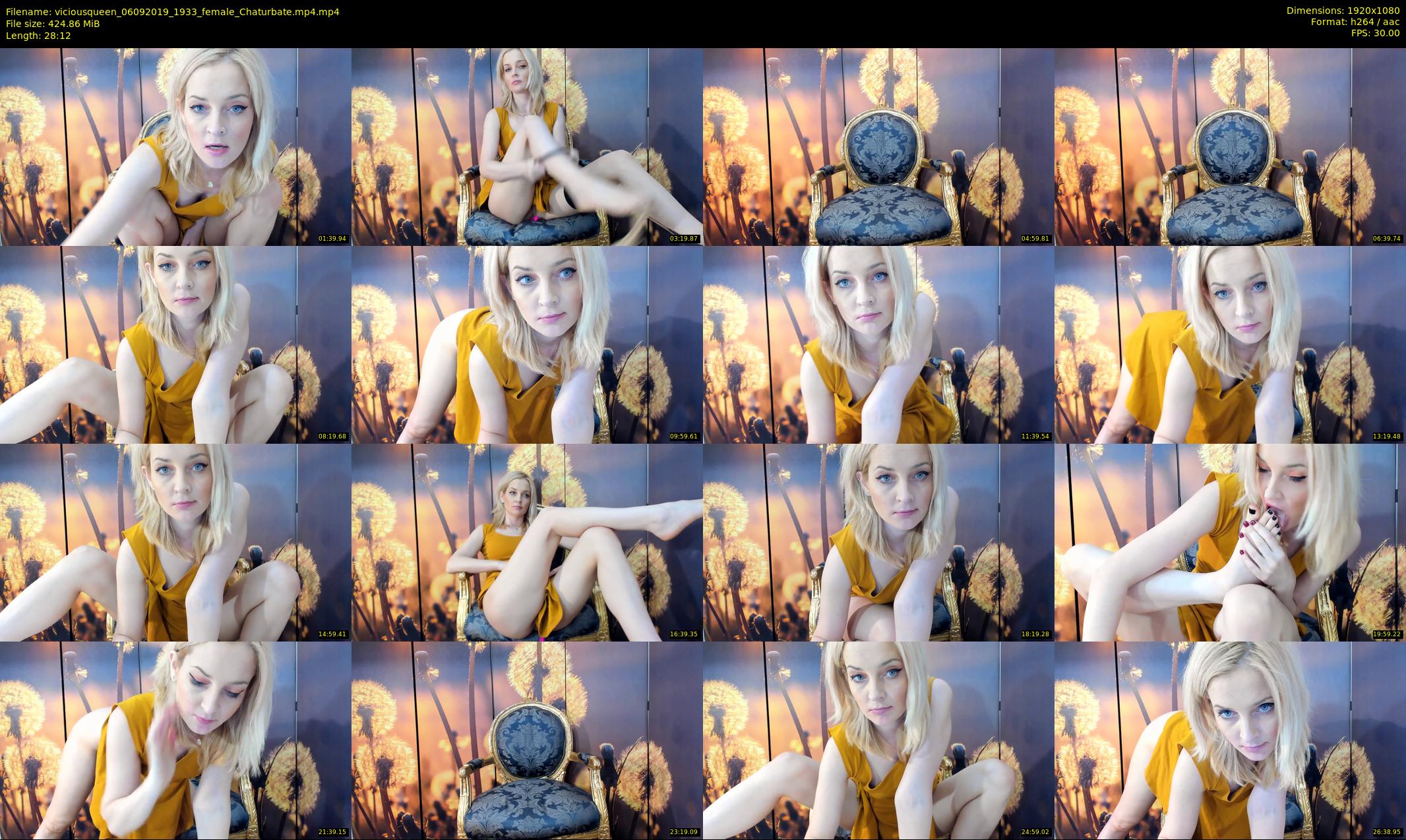 viciousqueen — 29 minute Chaturbate female cam show recording, 1080p, Sep 6, 2019