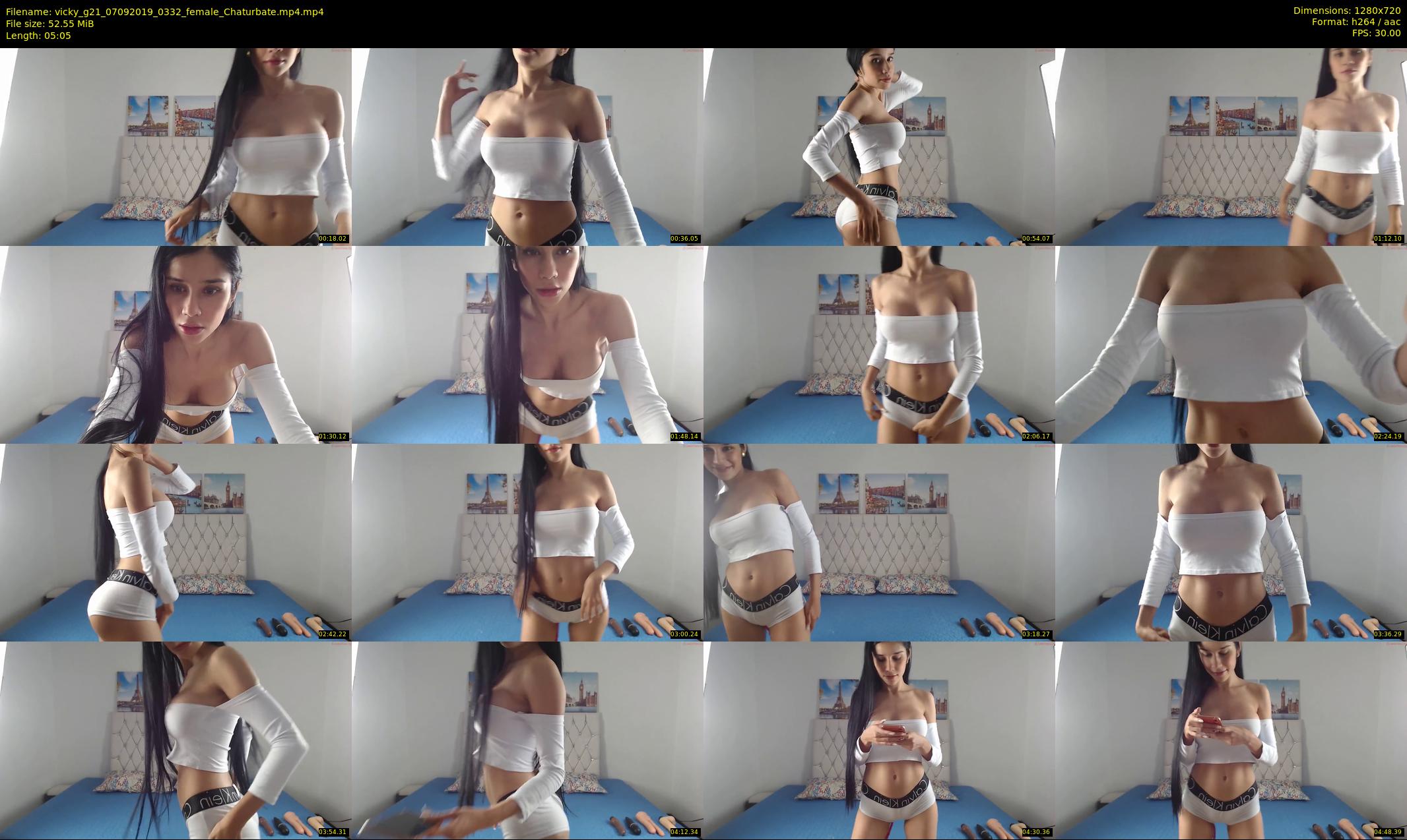 vicky_g21 — 6 minute Chaturbate female cam show recording, 720p, Sep 7, 2019
