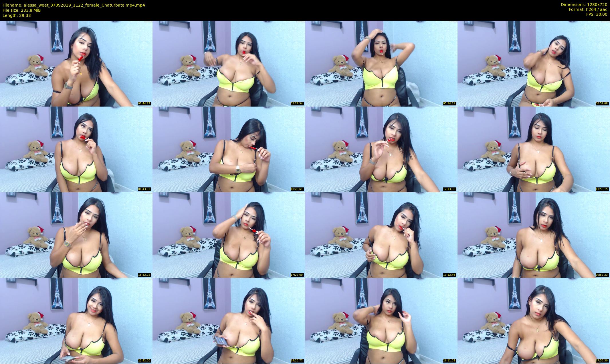 alessa_weet — 30 minute Chaturbate female cam show recording, 720p, Sep 7, 2019