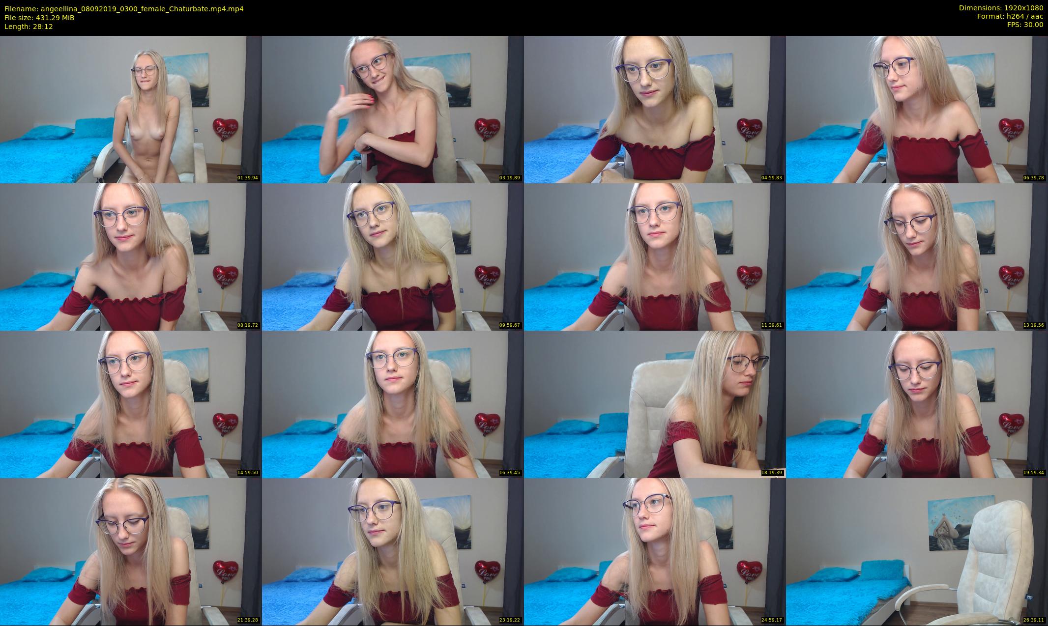 angeellina — 29 minute Chaturbate female cam show recording, 1080p, Sep 8, 2019