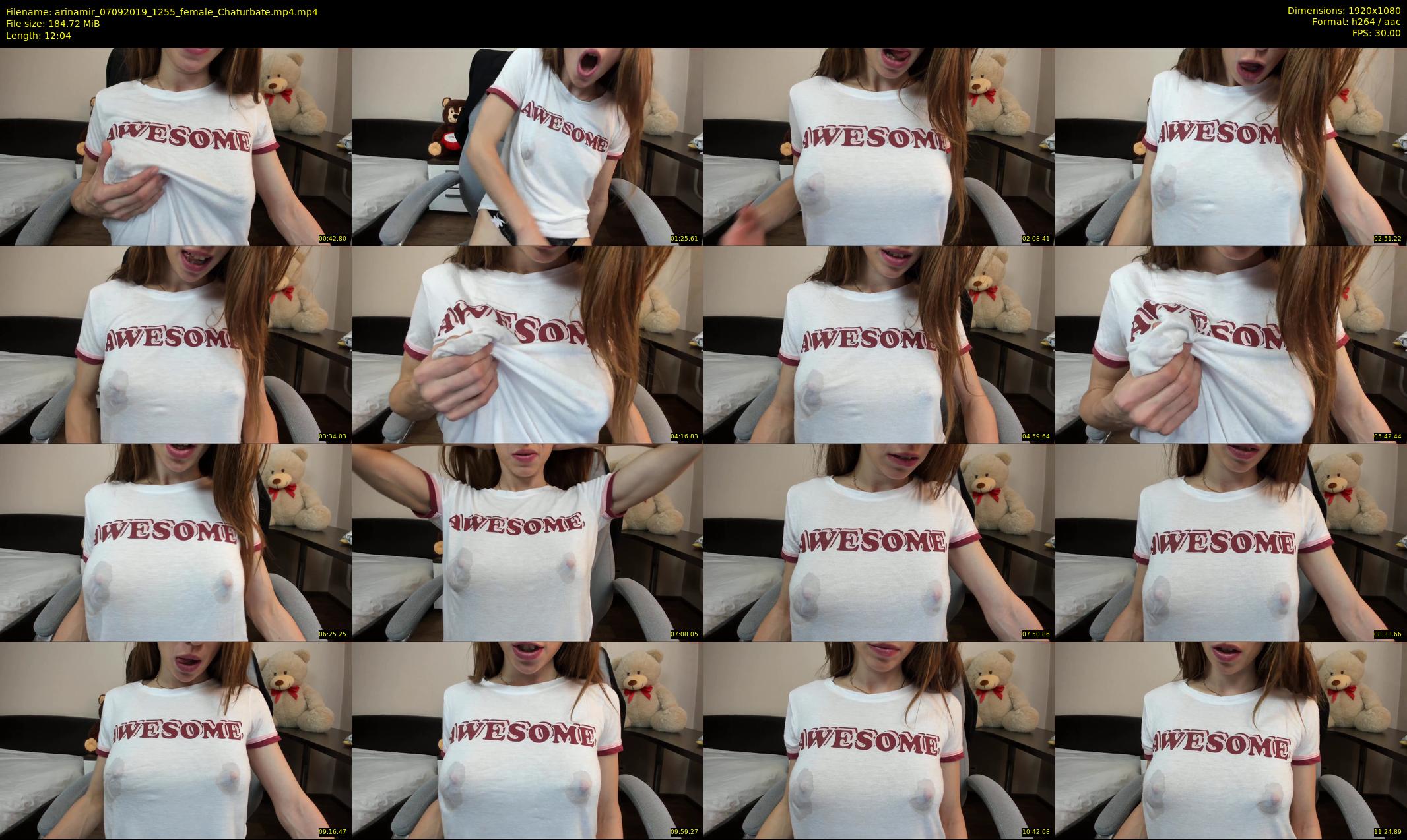 arinamir — 13 minute Chaturbate female cam show recording, 1080p, Sep 7, 2019