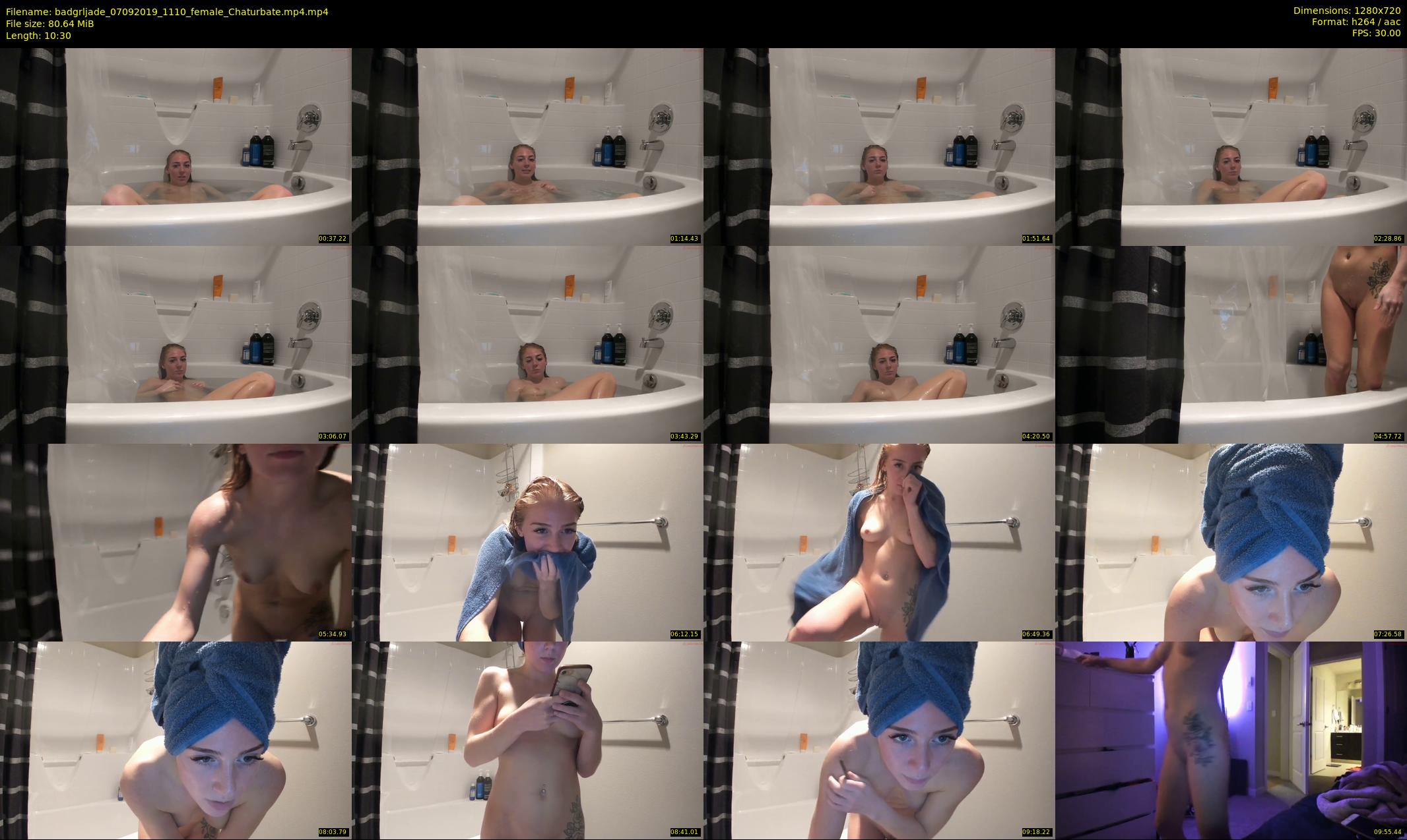 badgrljade — 11 minute Chaturbate female cam show recording, 720p, Sep 7, 2019