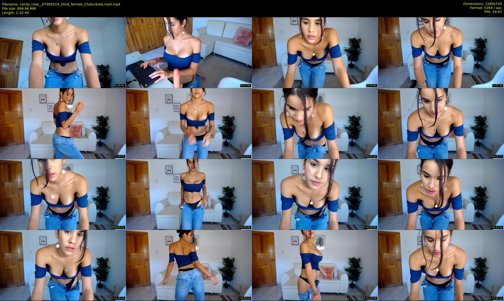 candy_rose_ — 93 minute Chaturbate female cam show recording, 720p, Sep 7, 2019