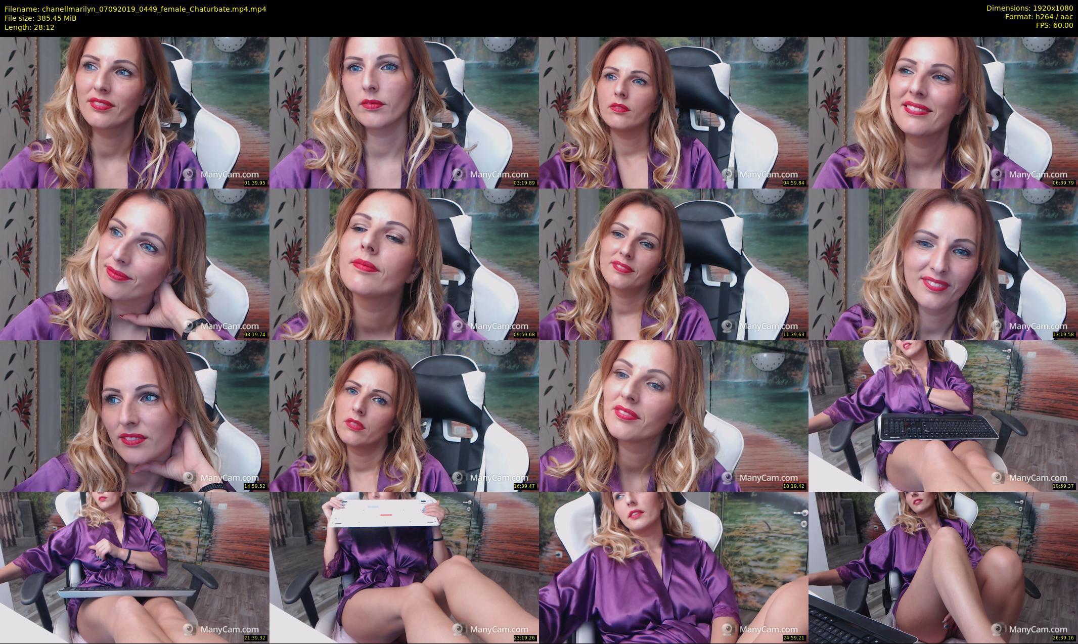 chanellmarilyn — 29 minute Chaturbate female cam show recording, 1080p, Sep 7, 2019