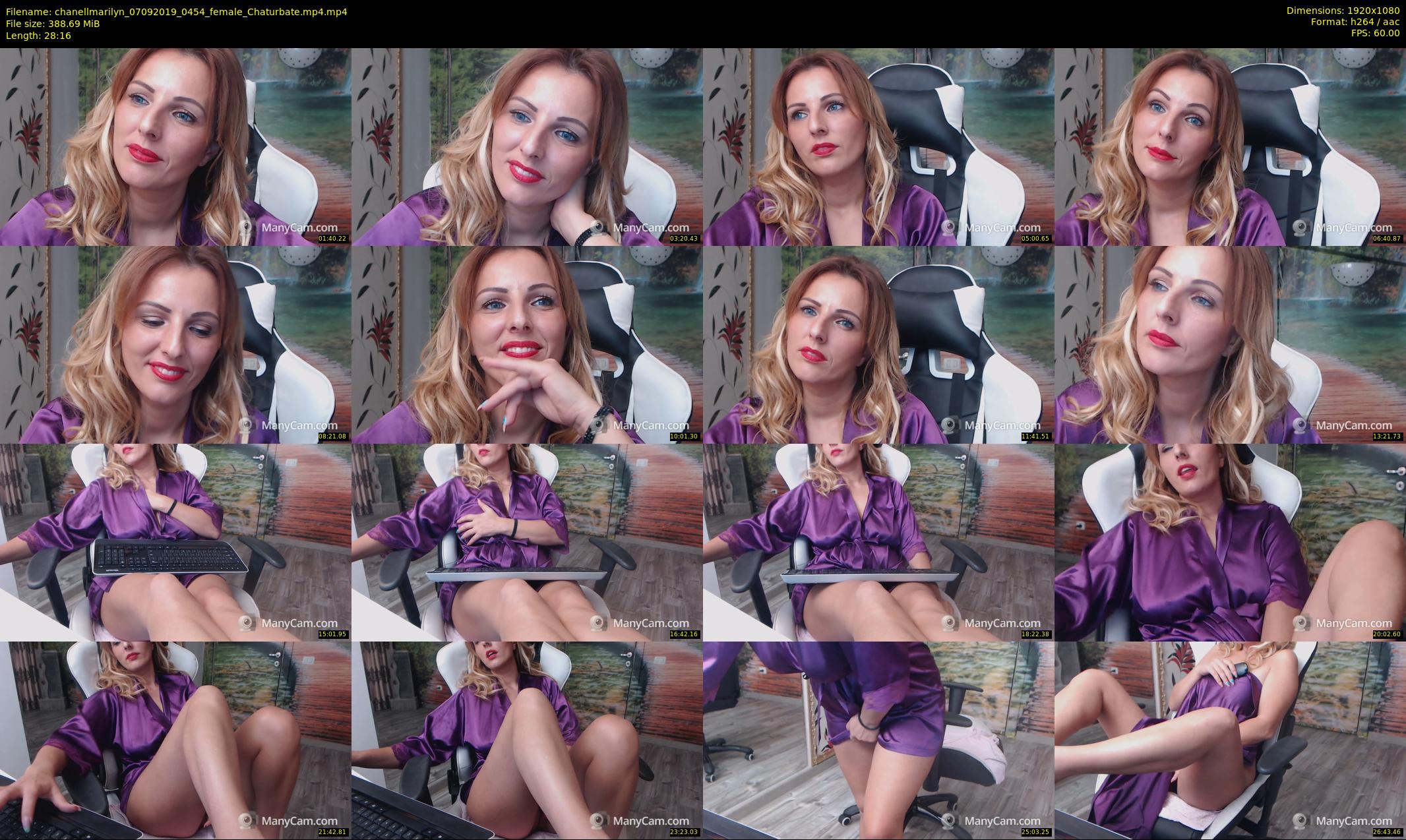 chanellmarilyn — 29 minute Chaturbate female cam show recording, 1080p, Sep 7, 2019