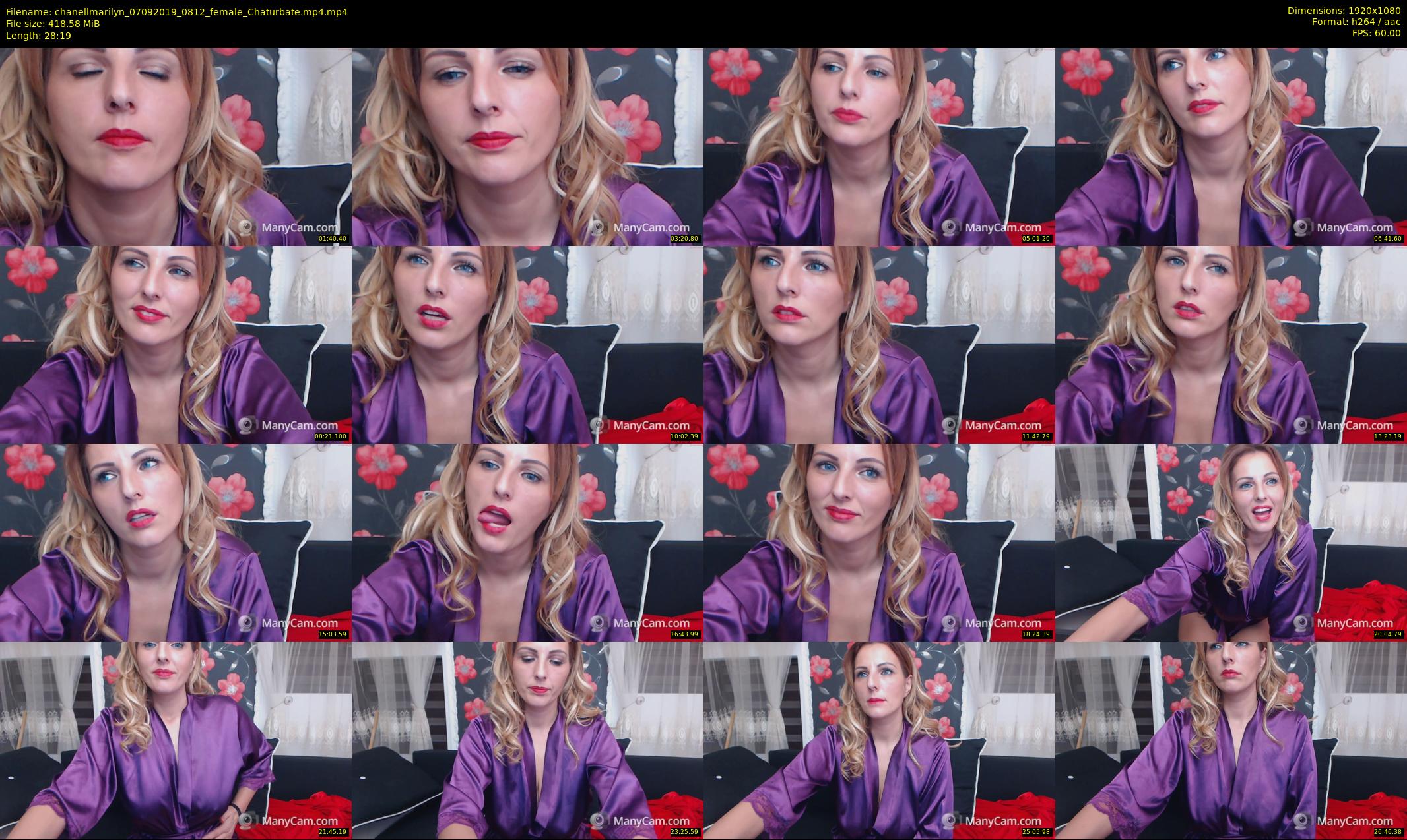 chanellmarilyn — 29 minute Chaturbate female cam show recording, 1080p, Sep 7, 2019