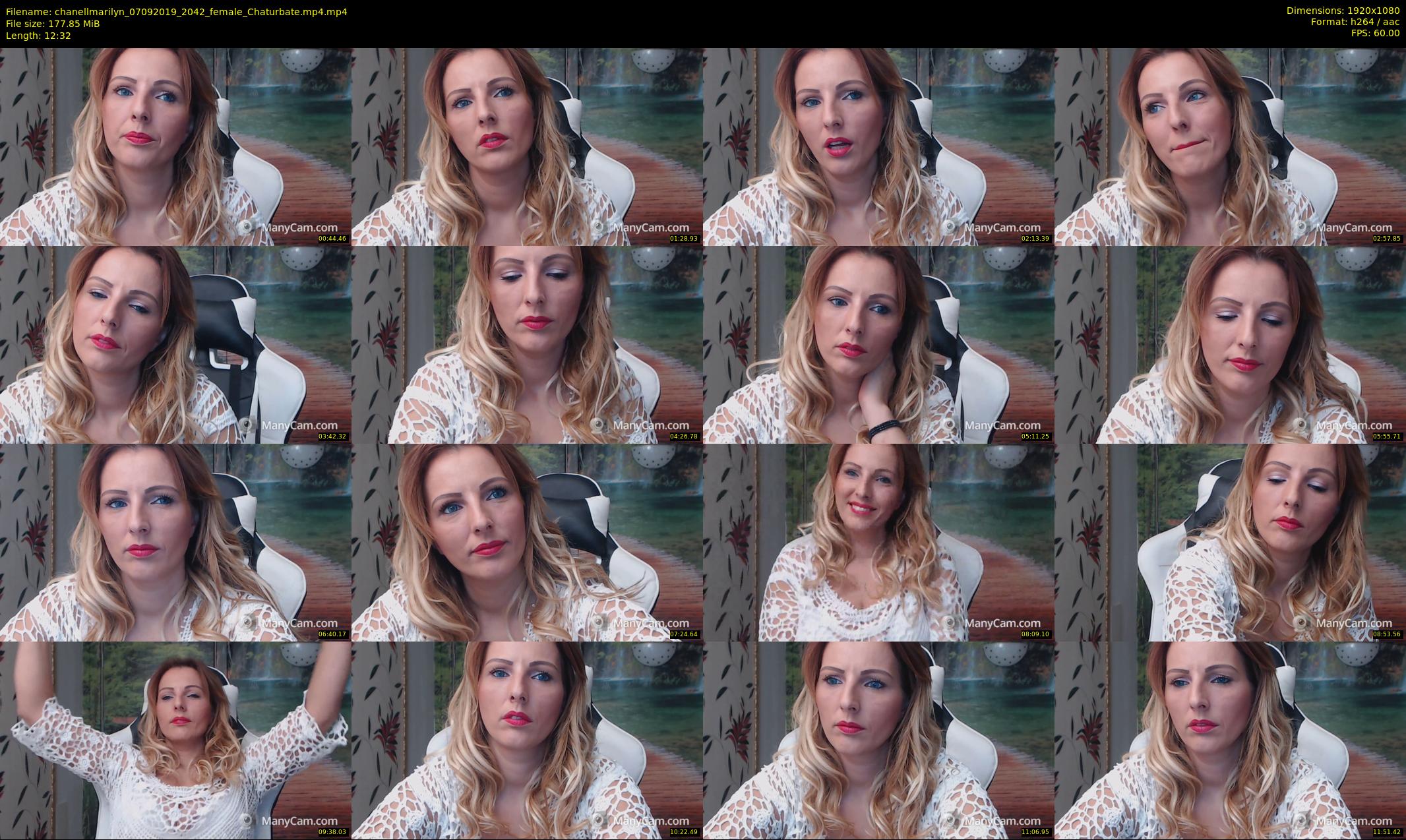 chanellmarilyn — 13 minute Chaturbate female cam show recording, 1080p, Sep 7, 2019