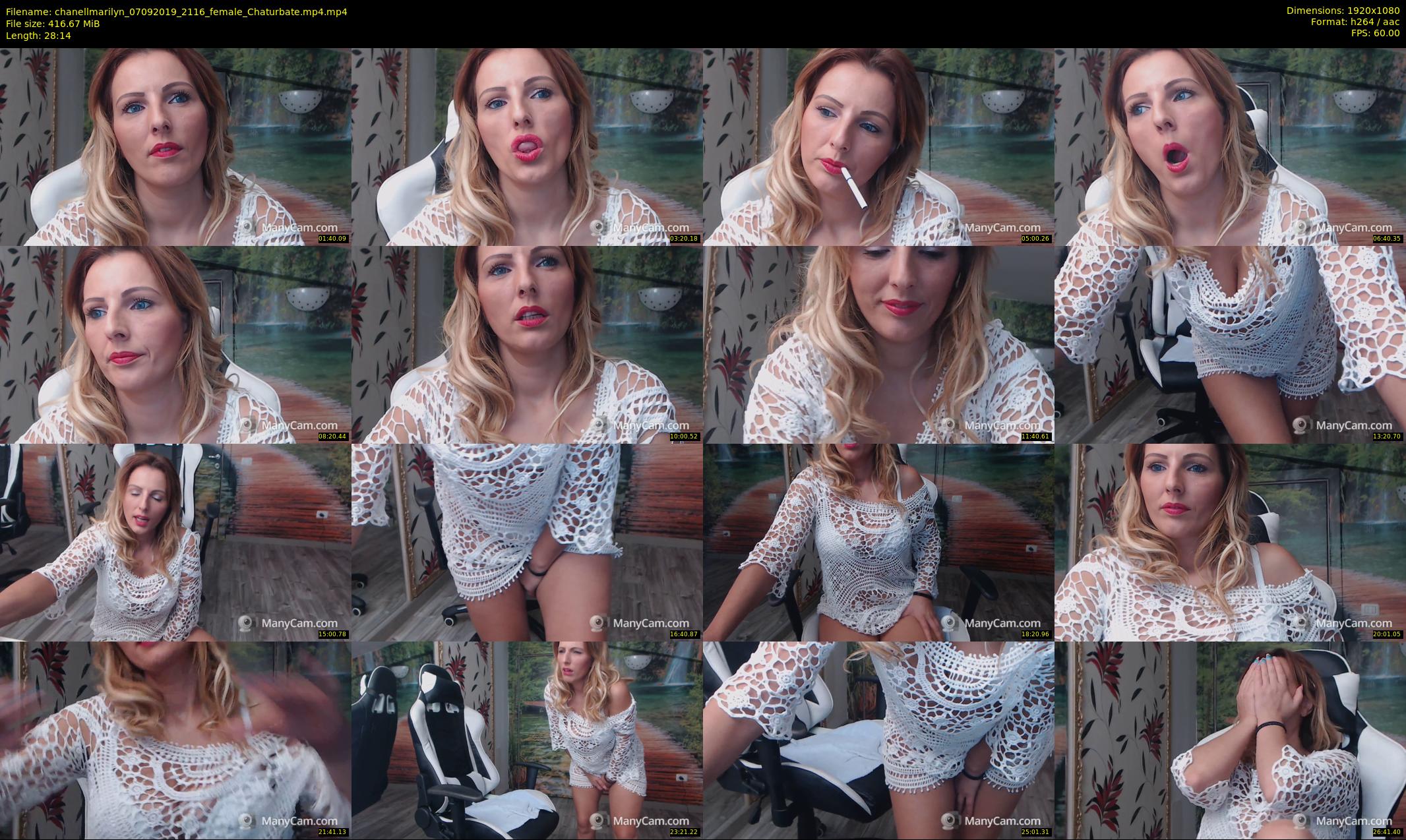 chanellmarilyn — 29 minute Chaturbate female cam show recording, 1080p, Sep 7, 2019