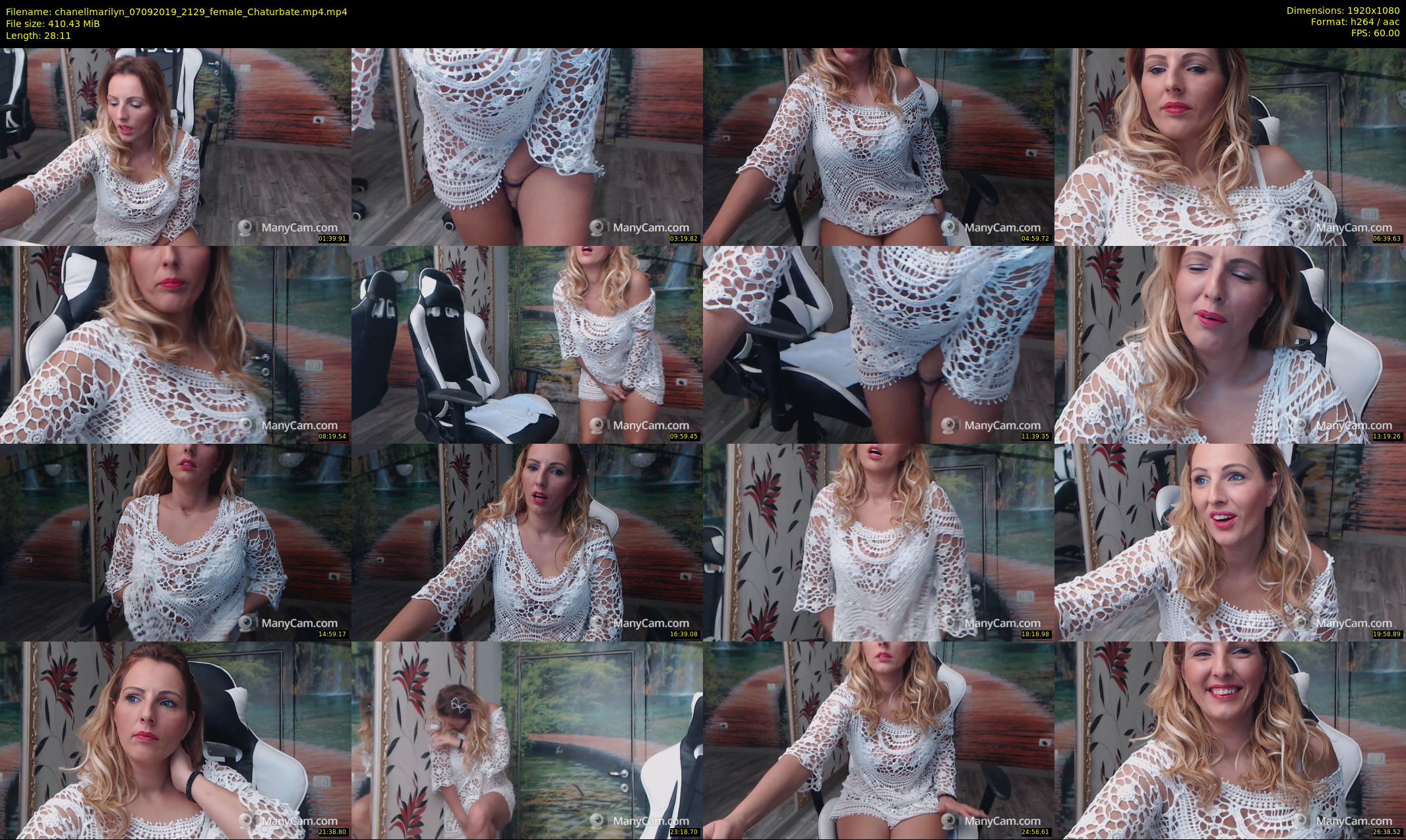 chanellmarilyn — 29 minute Chaturbate female cam show recording, 1080p, Sep 7, 2019