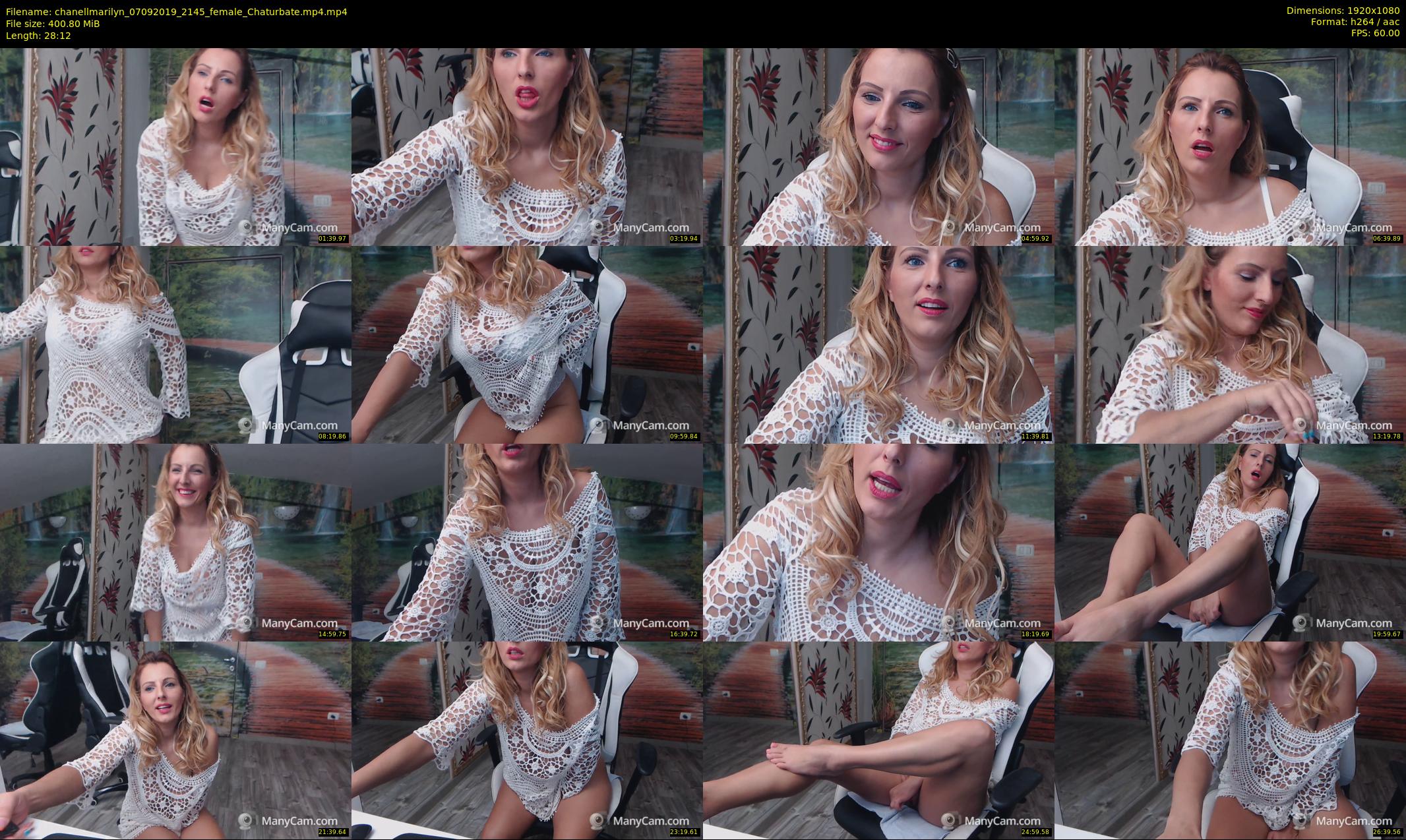 chanellmarilyn — 29 minute Chaturbate female cam show recording, 1080p, Sep 7, 2019