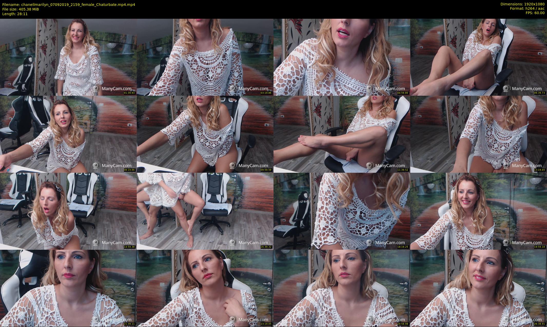 chanellmarilyn — 29 minute Chaturbate female cam show recording, 1080p, Sep 7, 2019