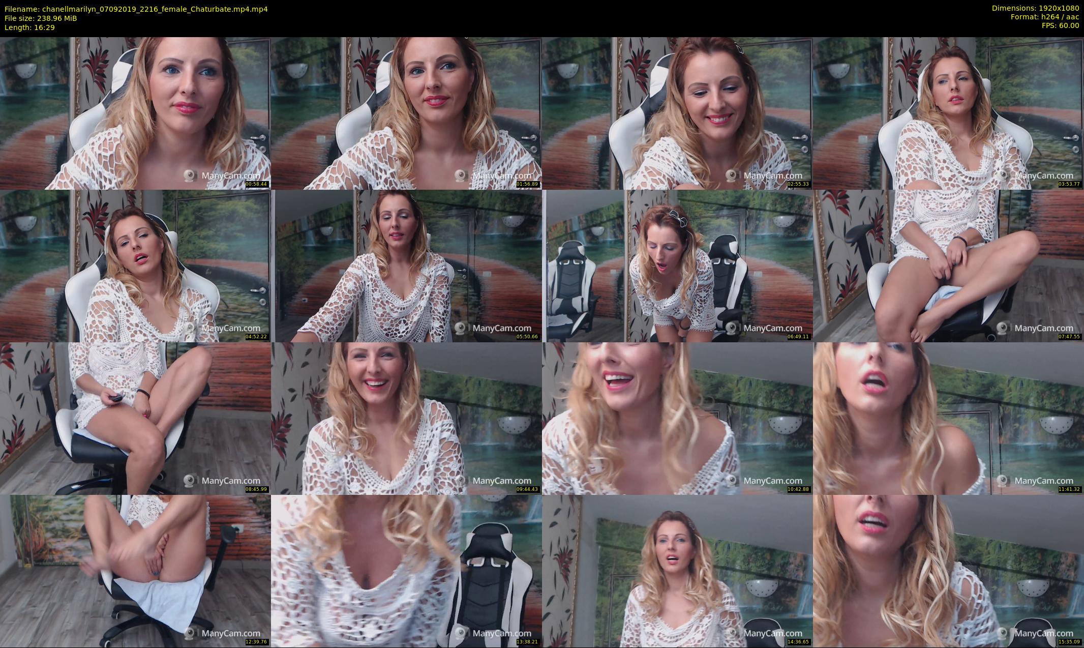 chanellmarilyn — 17 minute Chaturbate female cam show recording, 1080p, Sep 7, 2019