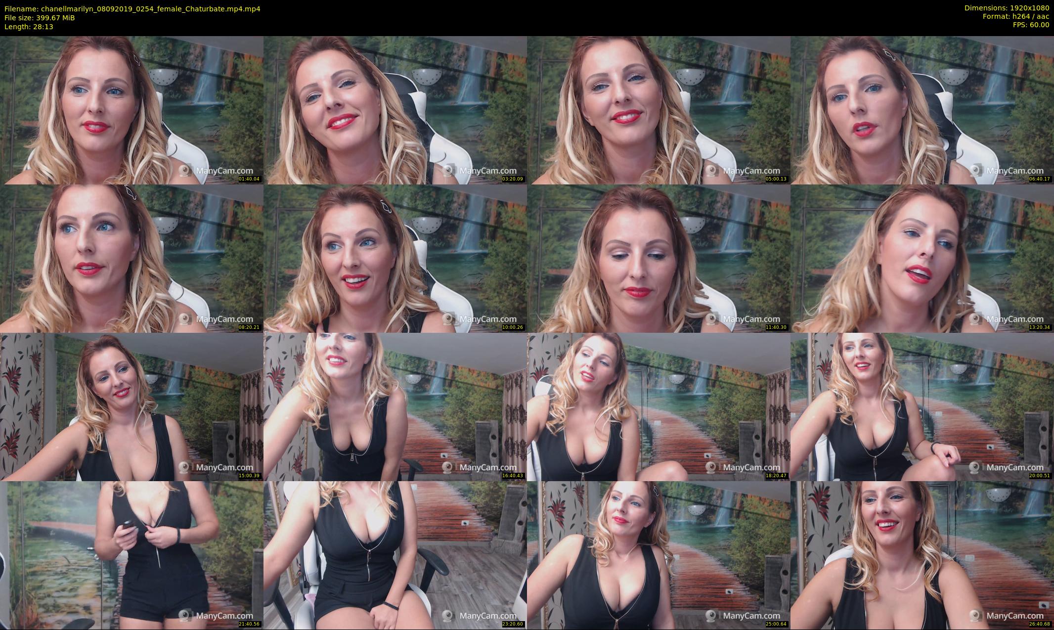 chanellmarilyn — 29 minute Chaturbate female cam show recording, 1080p, Sep 8, 2019
