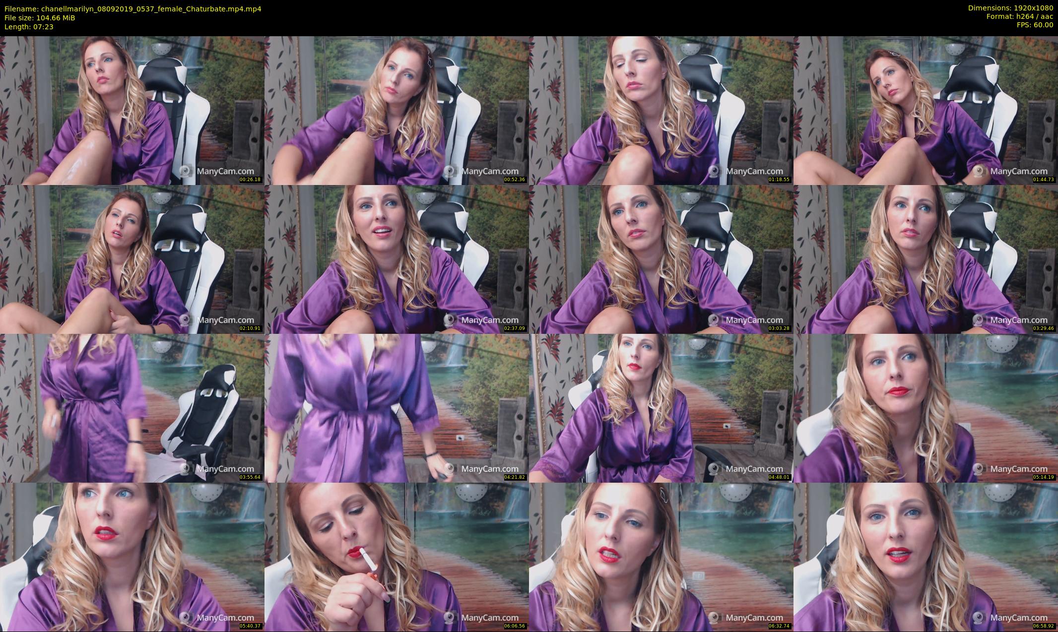 chanellmarilyn — 8 minute Chaturbate female cam show recording, 1080p, Sep 8, 2019