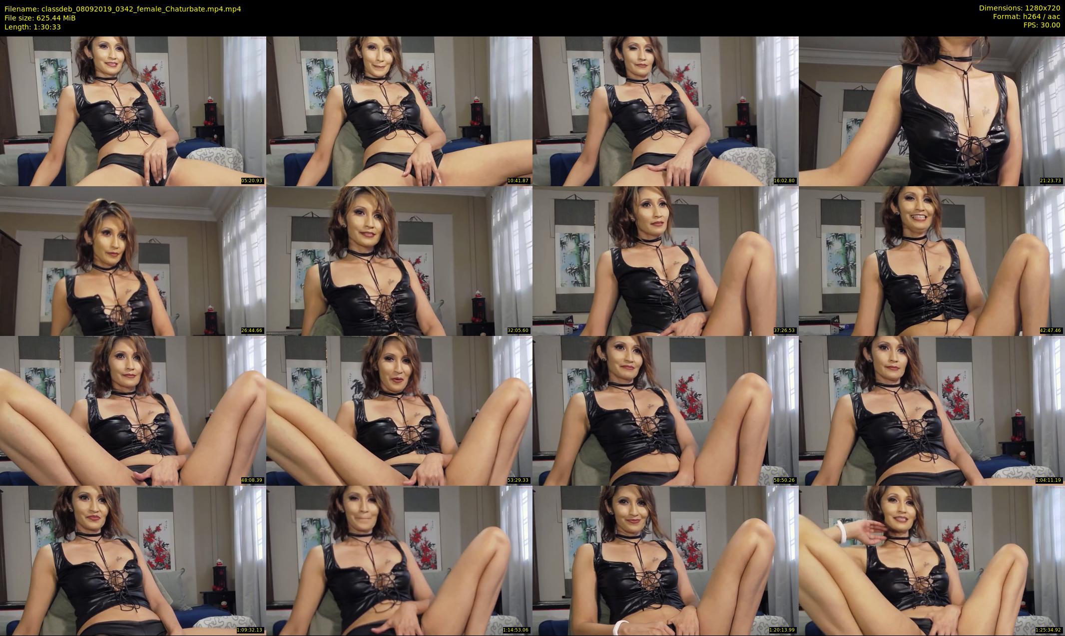 classdeb — 91 minute Chaturbate female cam show recording, 720p, Sep 8, 2019