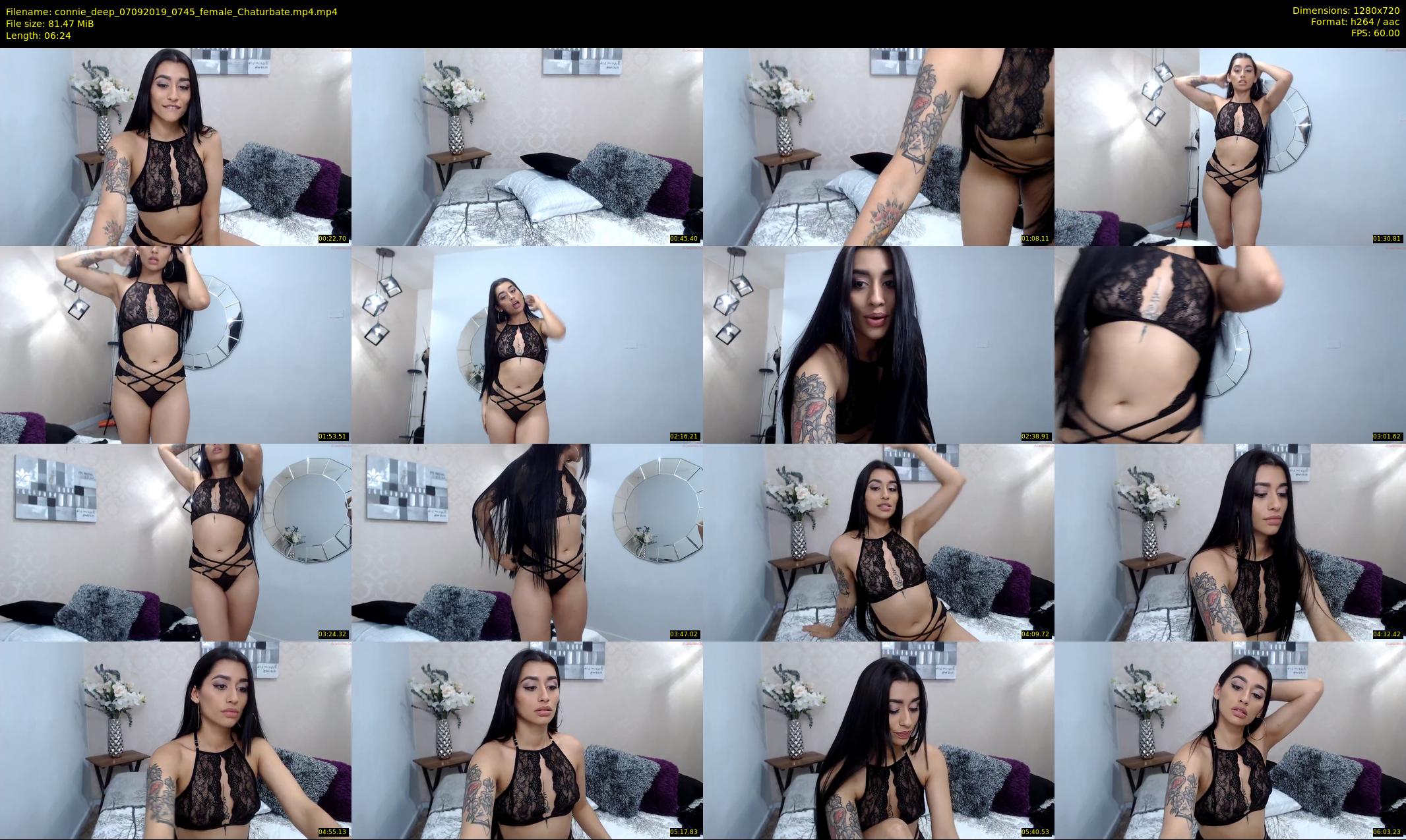 connie_deep — 7 minute Chaturbate female cam show recording, 720p, Sep 7, 2019