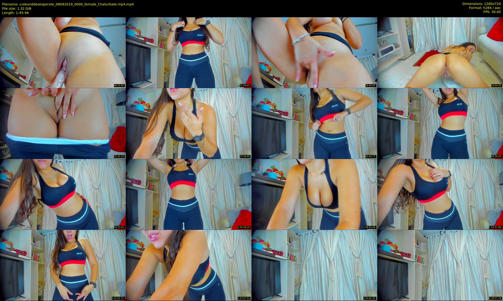 cuteanddesesperate — 106 minute Chaturbate female cam show recording, 720p, Sep 8, 2019