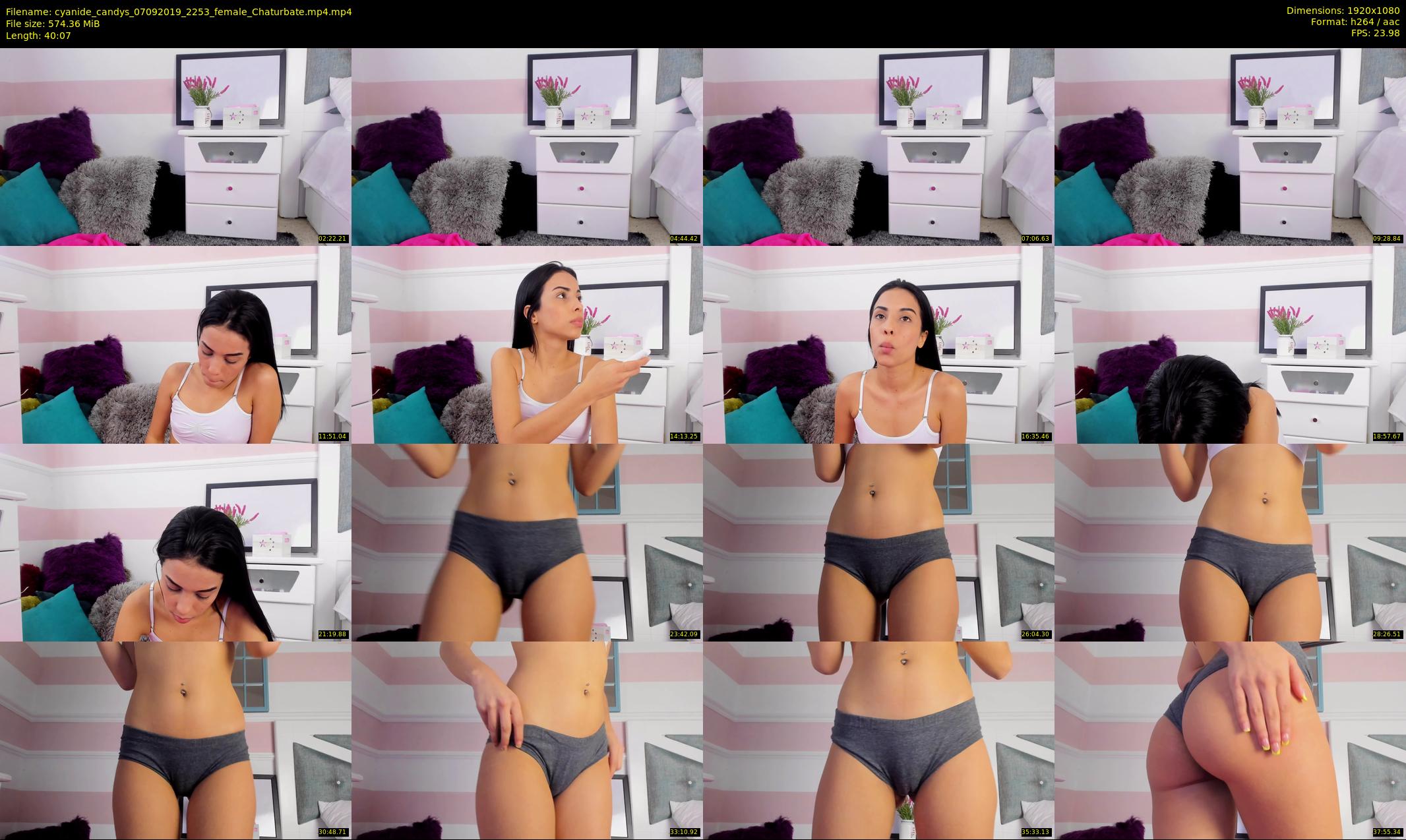 cyanide_candys — 41 minute Chaturbate female cam show recording, 1080p, Sep 7, 2019