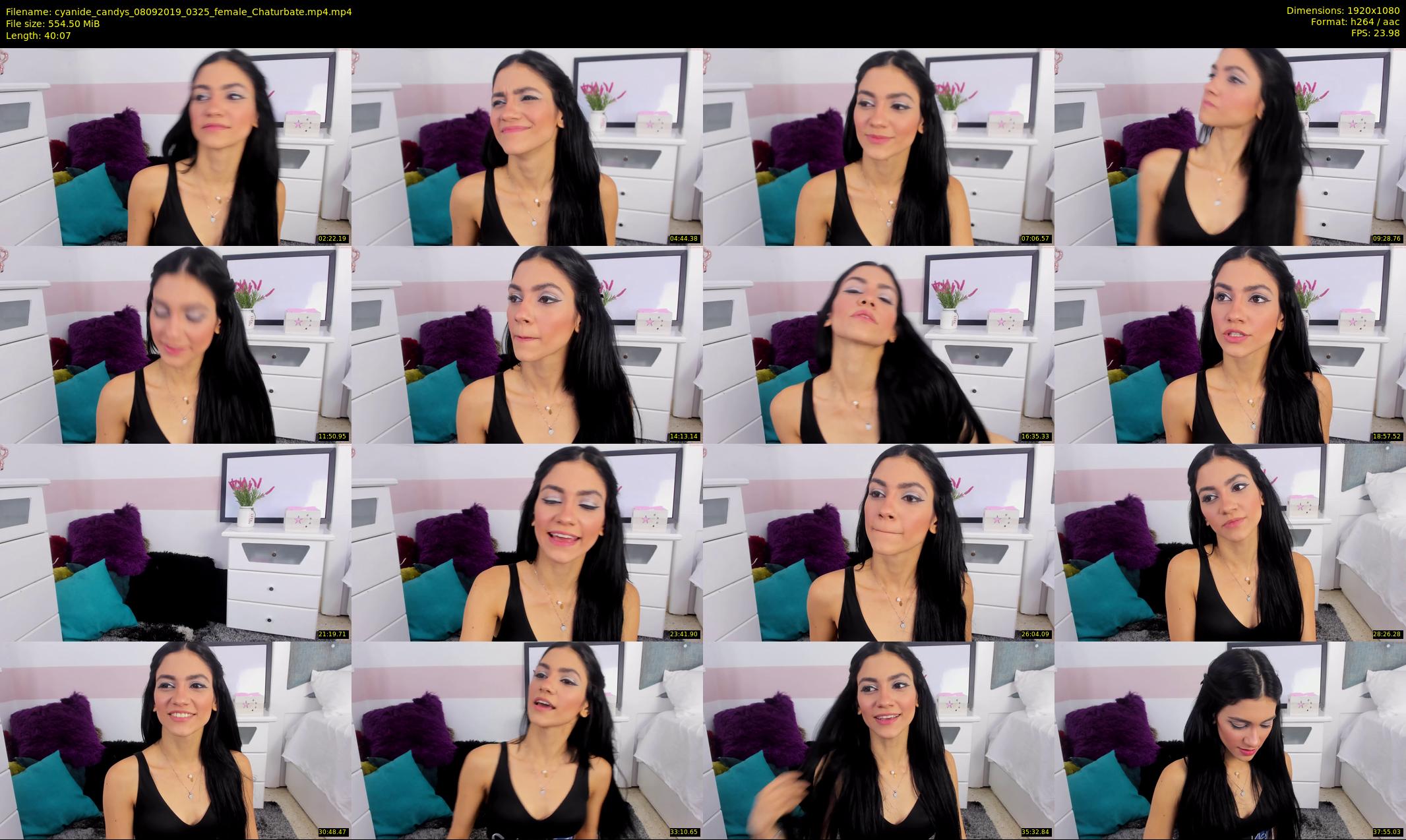 cyanide_candys — 41 minute Chaturbate female cam show recording, 1080p, Sep 8, 2019