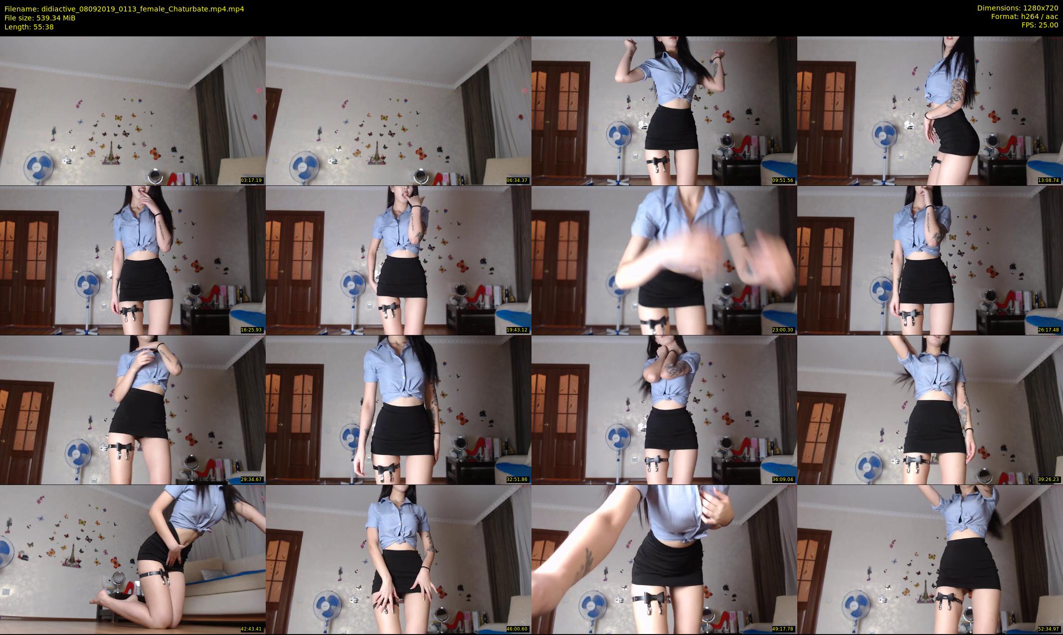 didiactive — 56 minute Chaturbate female cam show recording, 720p, Sep 8, 2019