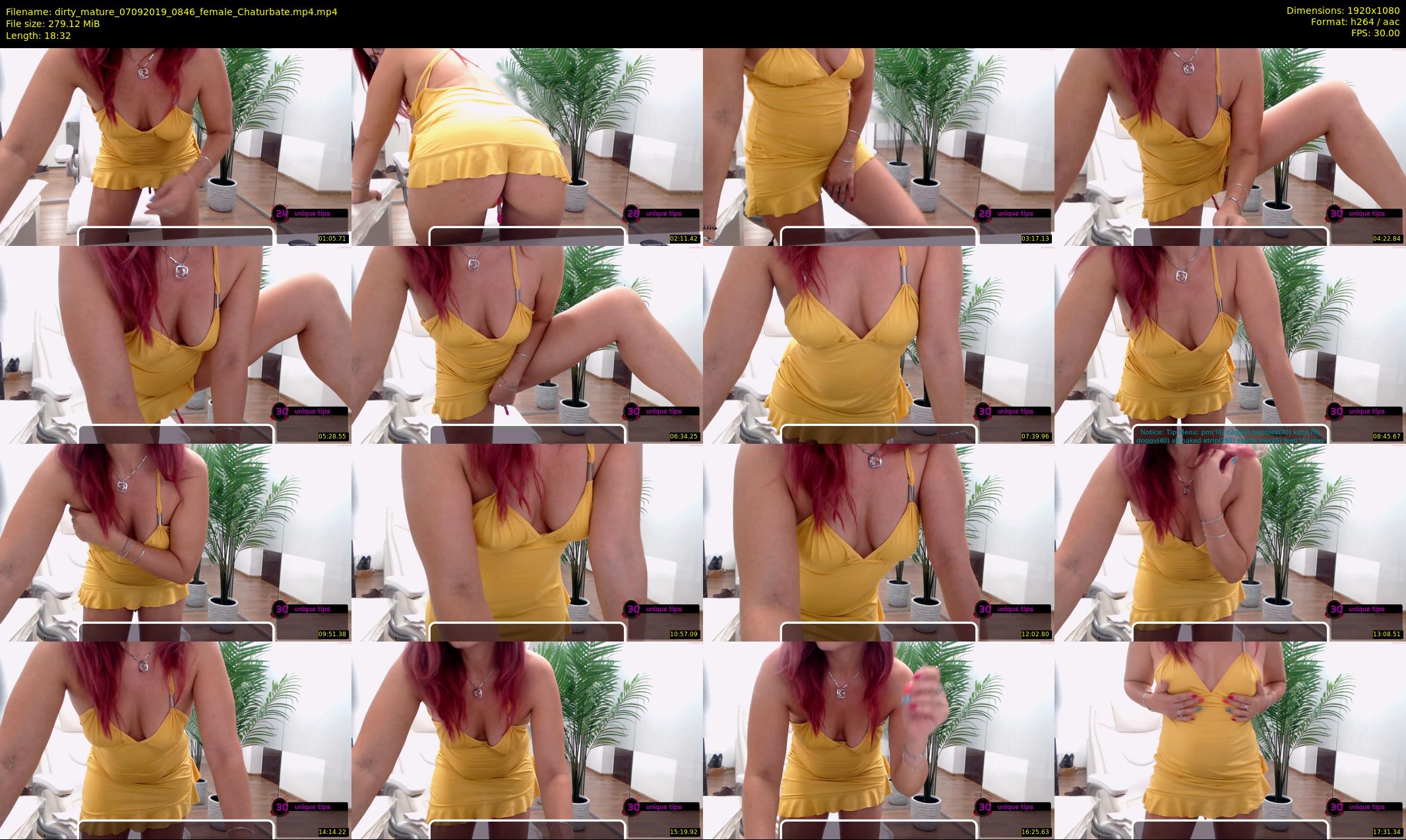 dirty_mature — 19 minute Chaturbate female cam show recording, 1080p, Sep 7, 2019