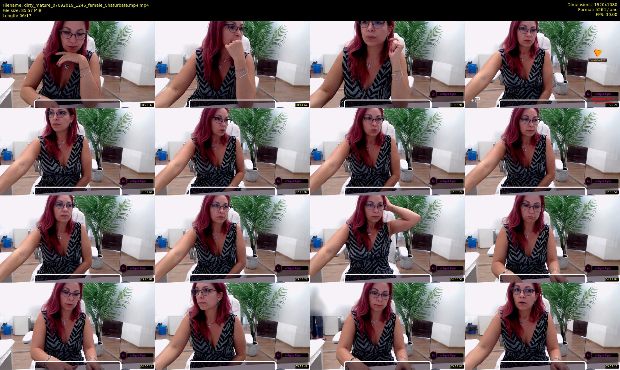 dirty_mature — 7 minute Chaturbate female cam show recording, 1080p, Sep 7, 2019