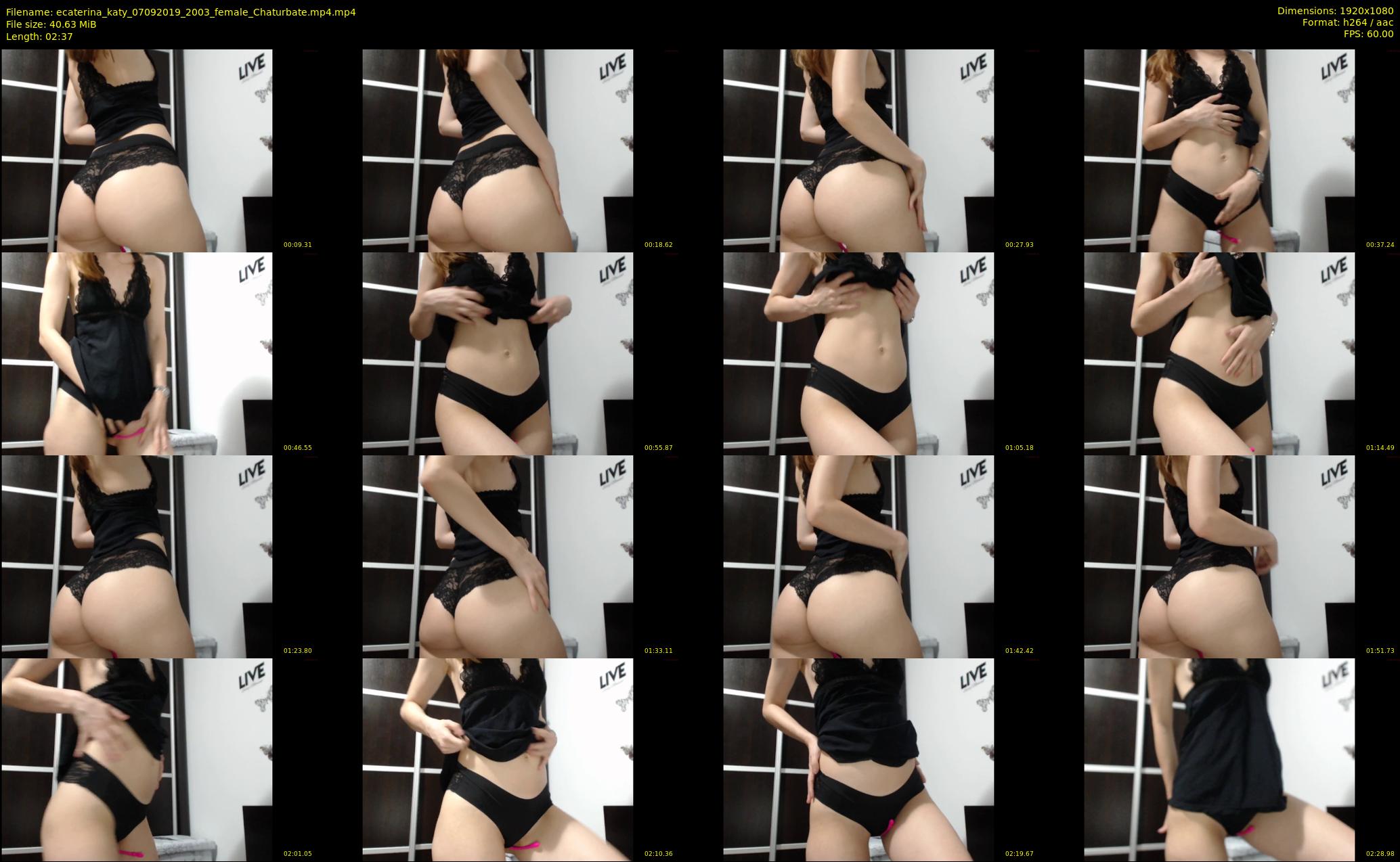 ecaterina_katy — 3 minute Chaturbate female cam show recording, 1080p, Sep 7, 2019