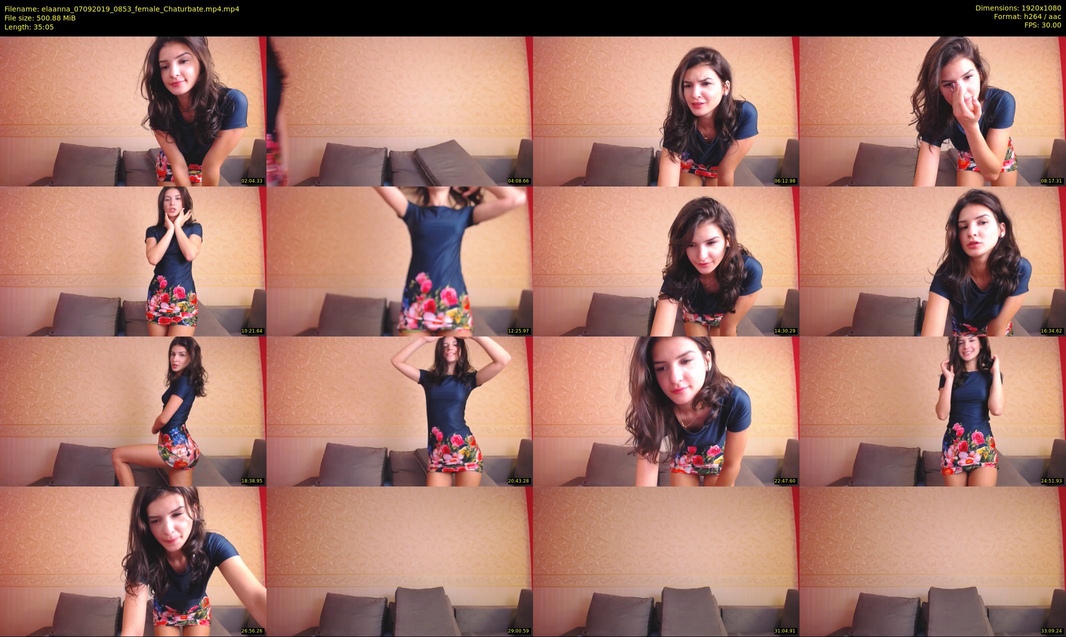 elaanna — 36 minute Chaturbate female cam show recording, 1080p, Sep 7, 2019
