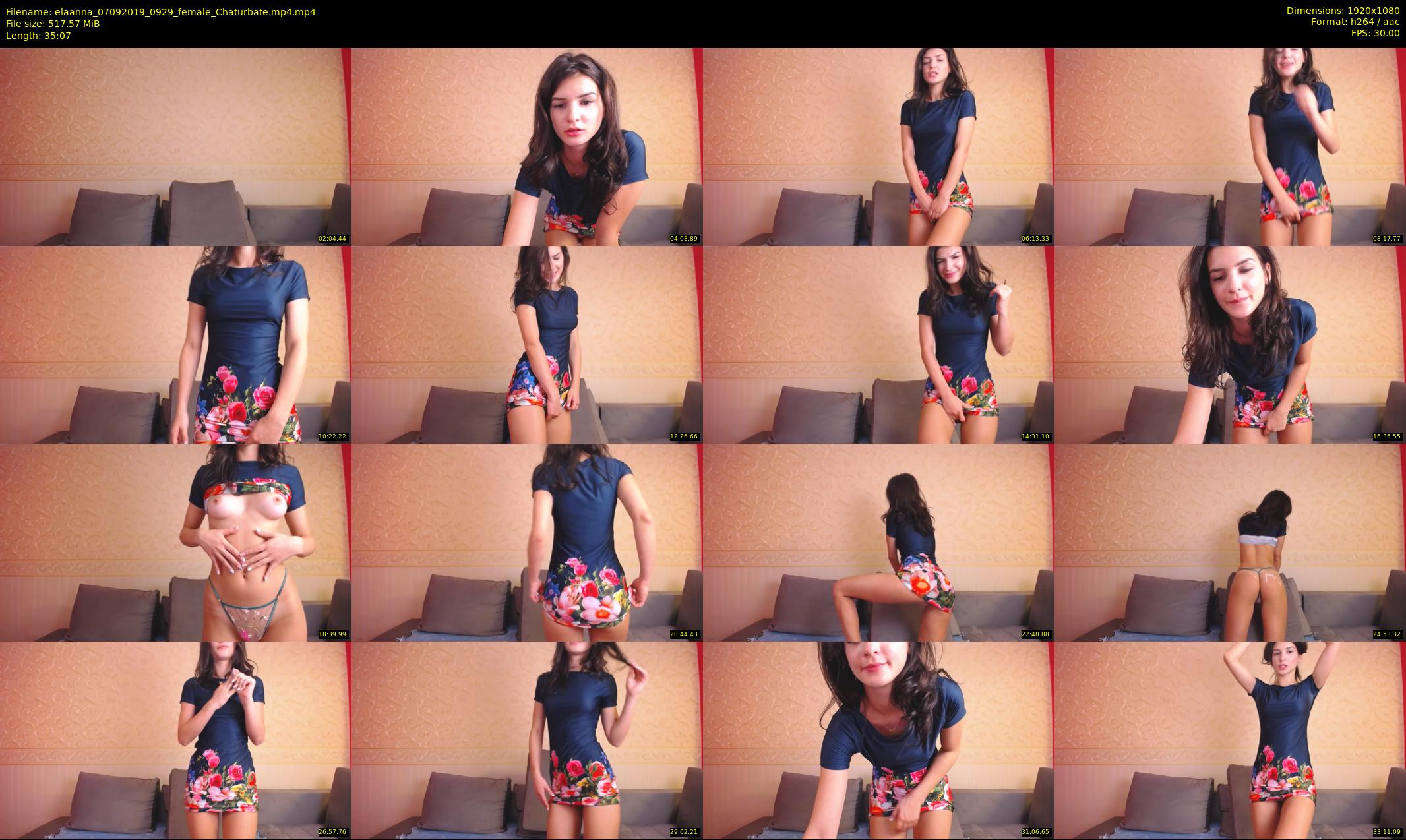 elaanna — 36 minute Chaturbate female cam show recording, 1080p, Sep 7, 2019